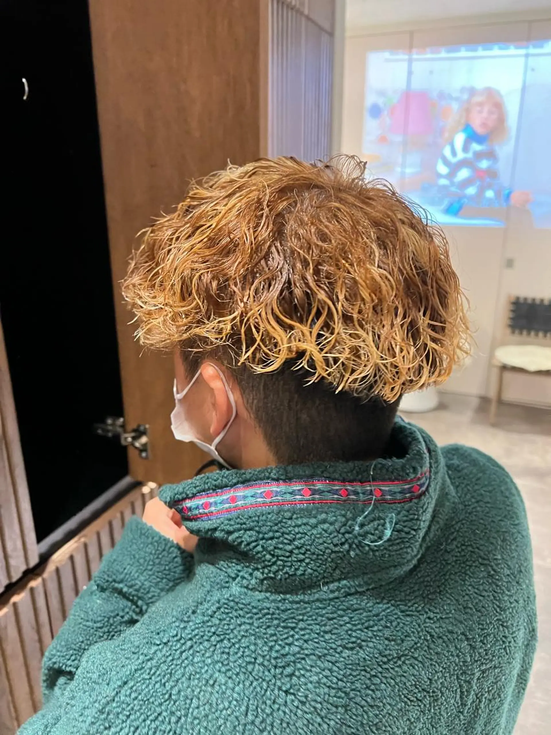 ショート パーマ メンズ カット パーマ トリートメント fifth JINGUMAE所属・波巻きスパイラルパー マ/シャドウパーマ駿のヘアスタイル