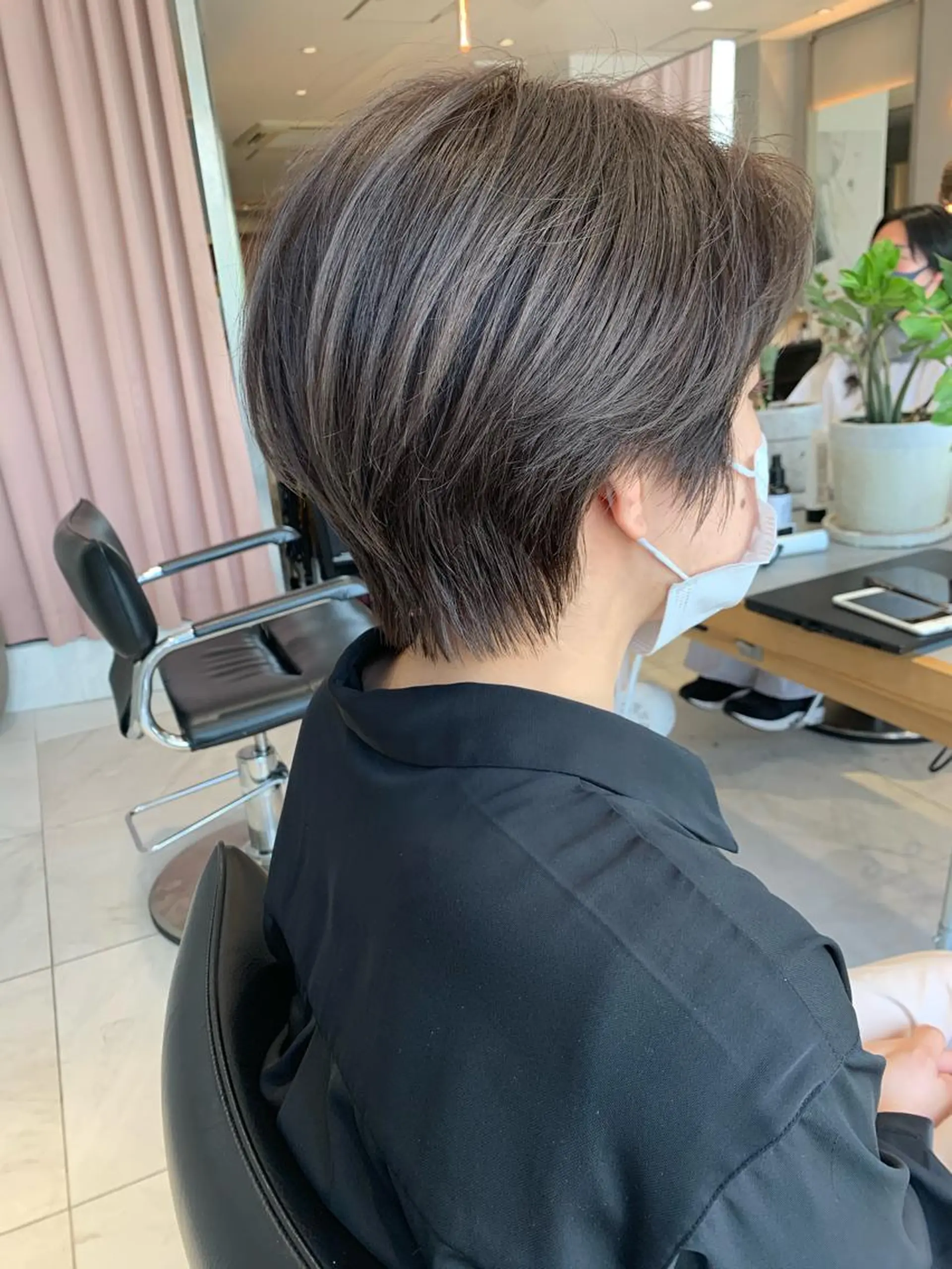 ショート カラー カット ヘアカラー トリートメント SALOWIN表参道　arist店所属・柔らか透け感カラー 🌿ムロヤリョウスケのヘアスタイル