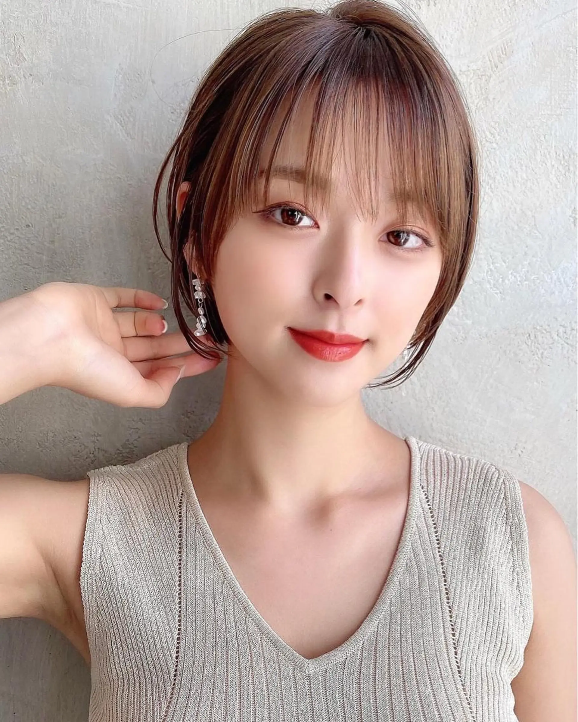 ショート ショートボブ ボブ ショートヘア On所属・新宿　ショート・ボブ カットモデル募集のヘアスタイル