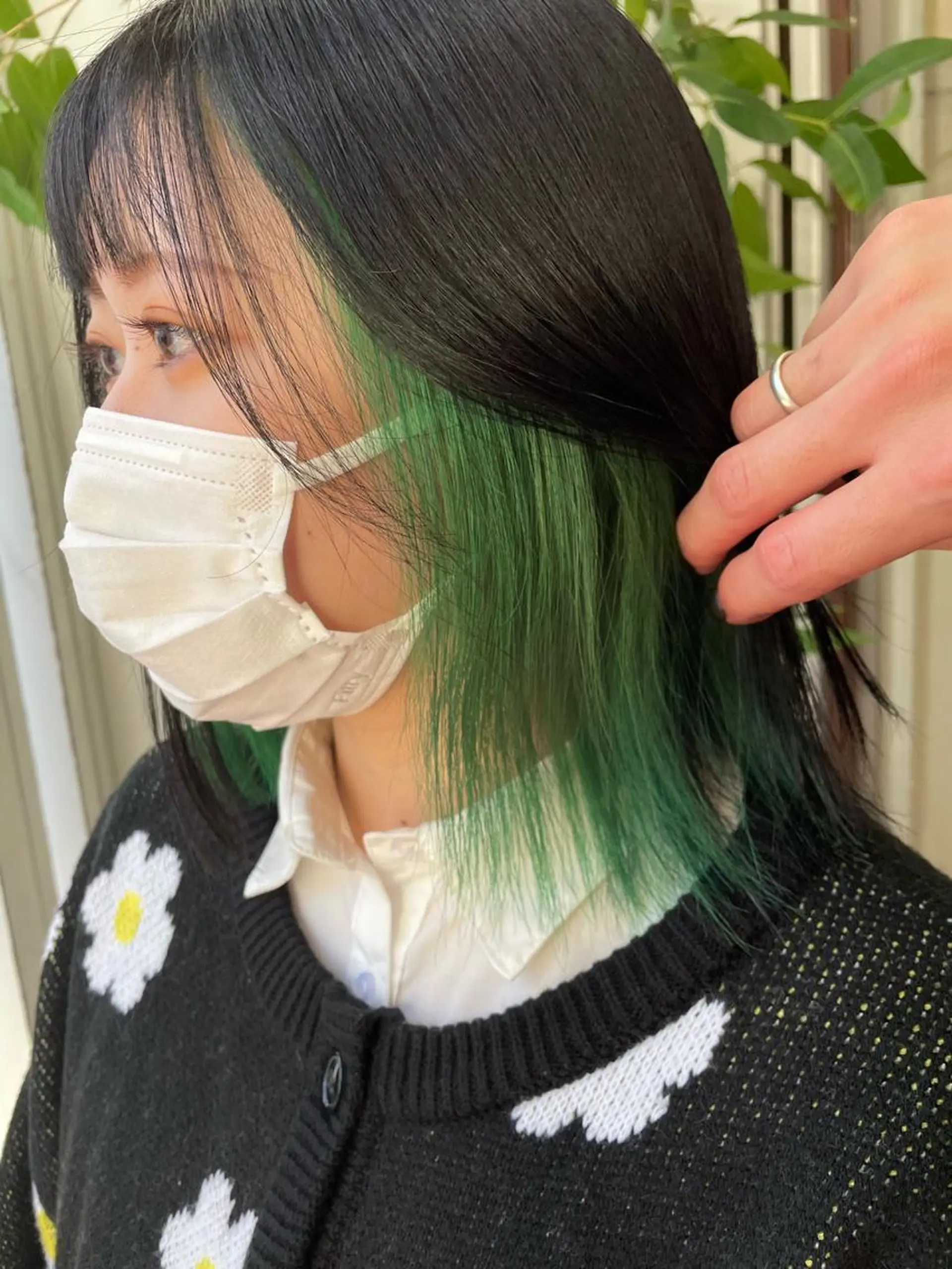 ミディアム カラー ヘアカラー トリートメント ヘッドスパ 【店長】インナー指名 No.1戸塚優思のヘアスタイル