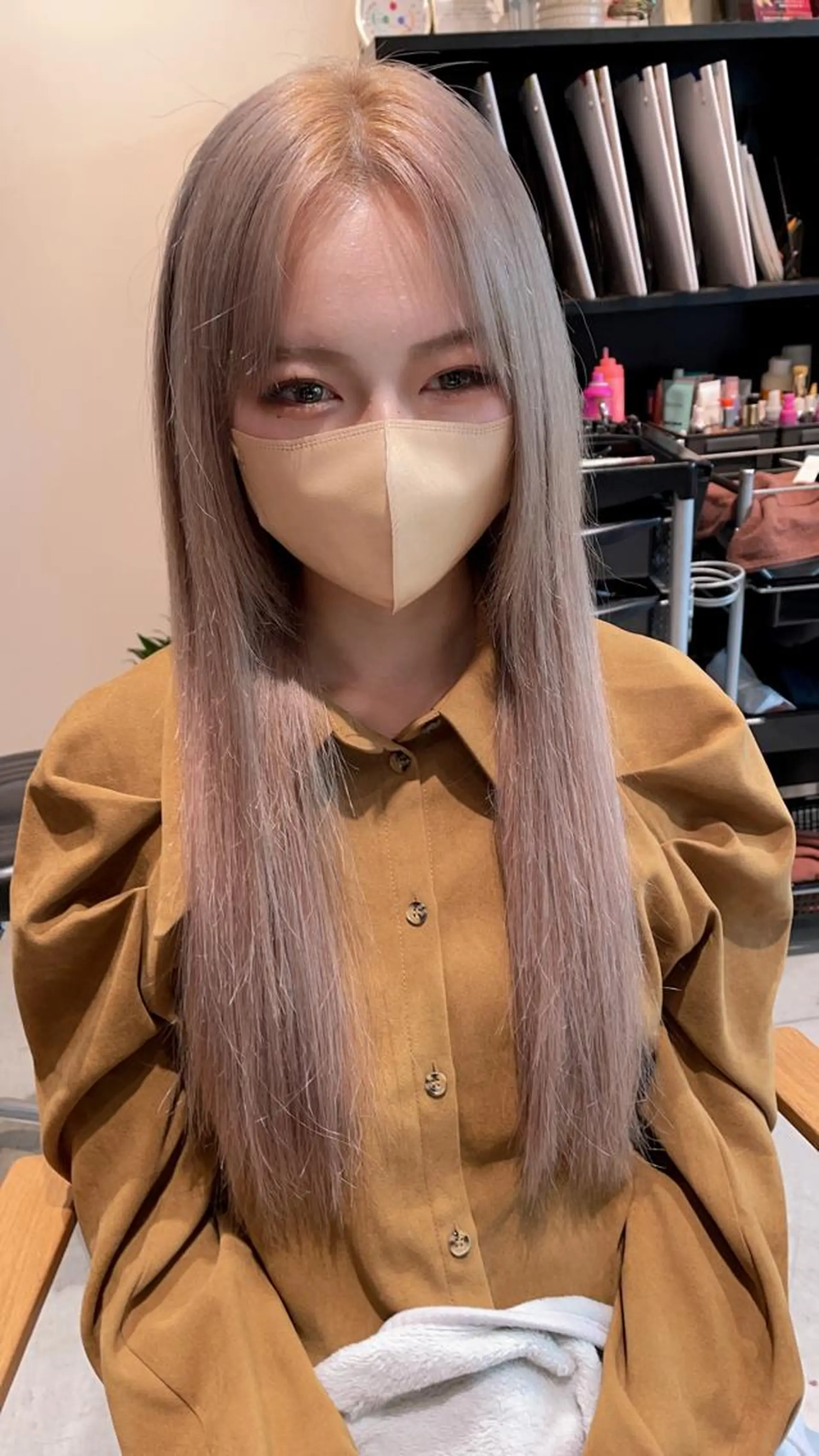 ロング カラー ヘアアレンジ 寺西 恵🪡🤍のヘアスタイル