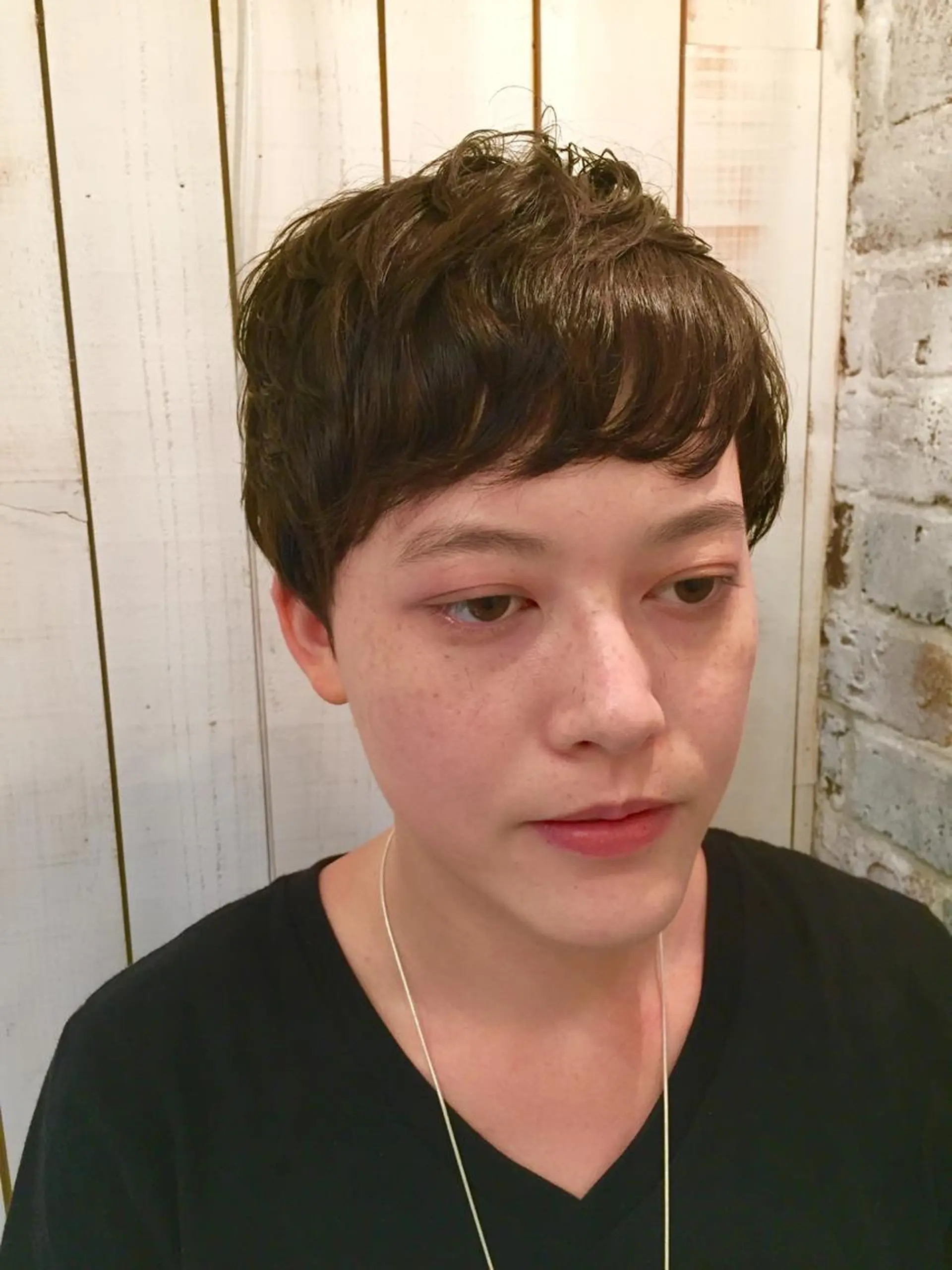 ショート Sola by  little所属・クボキ サヤのヘアスタイル