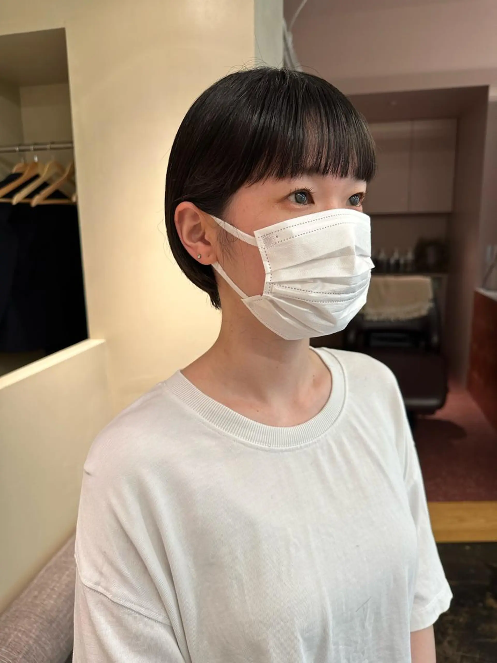 ショート カラー 丸みショート ショートヘア yupi🐈⬛ レイヤー/パーマのヘアスタイル