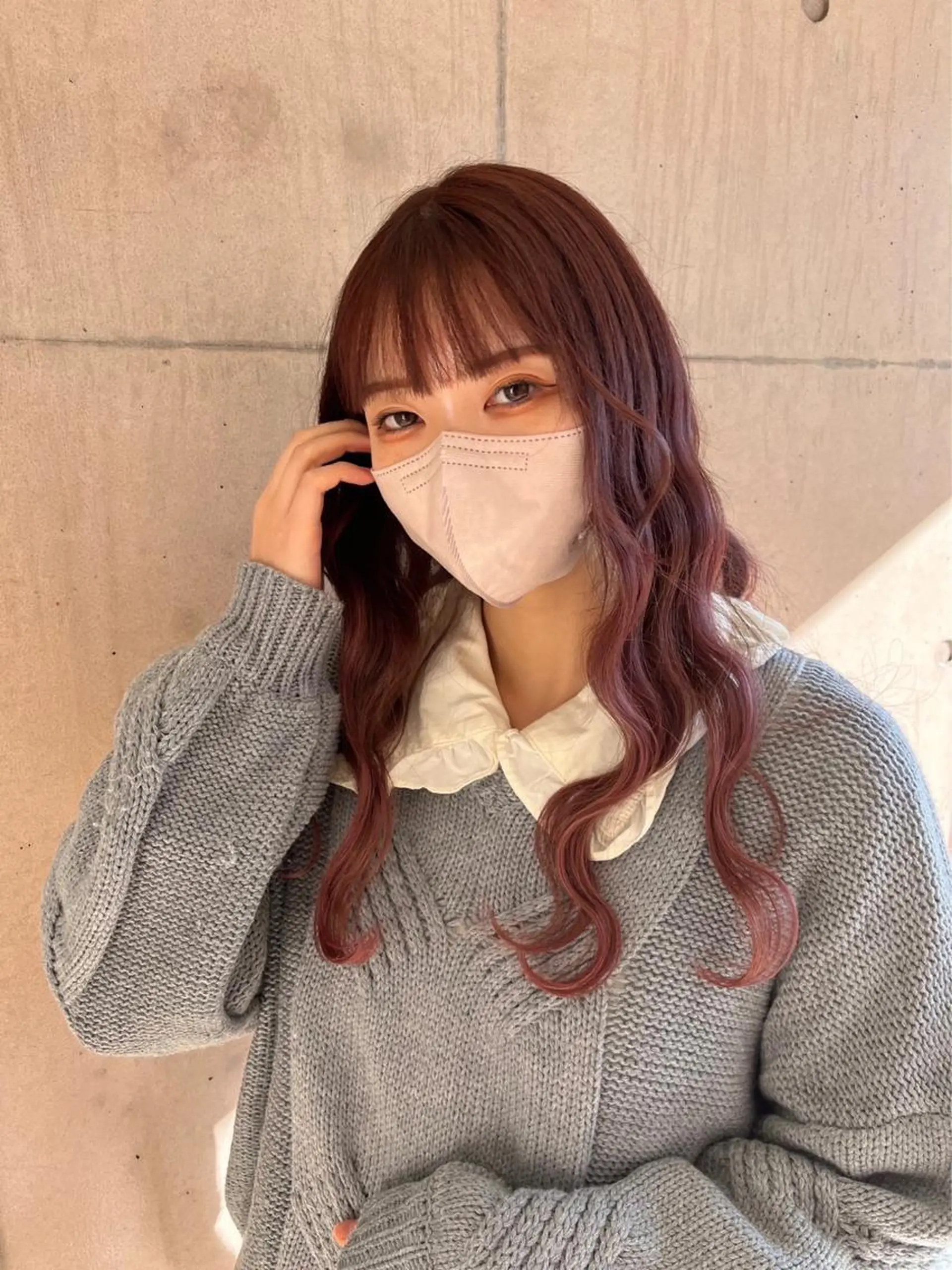 ロング カラー Ammy所属・ももな/レイヤー/ ベージュカラー/駒沢のヘアスタイル