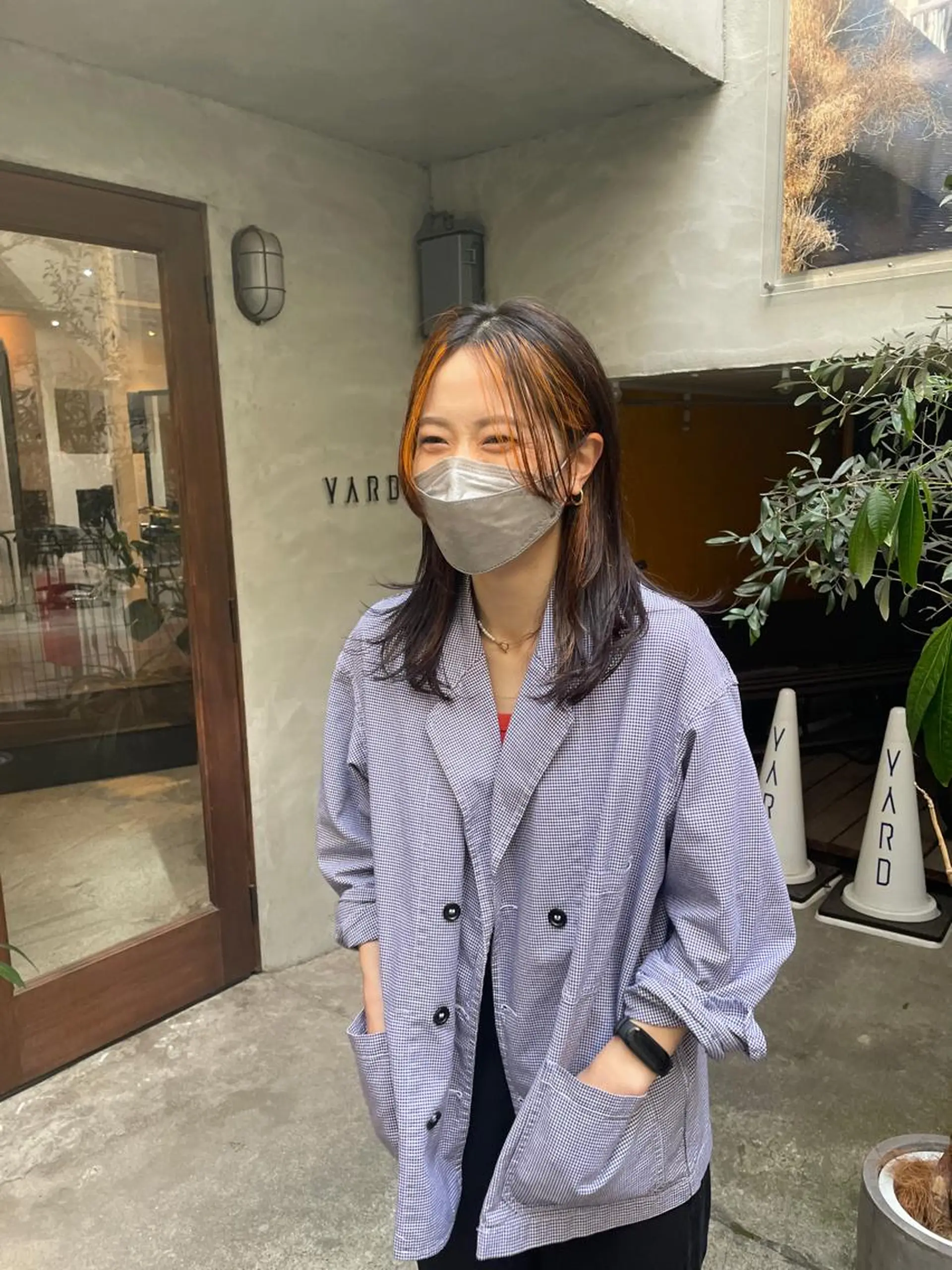 セミロング カラー 高橋 愛美のヘアスタイル