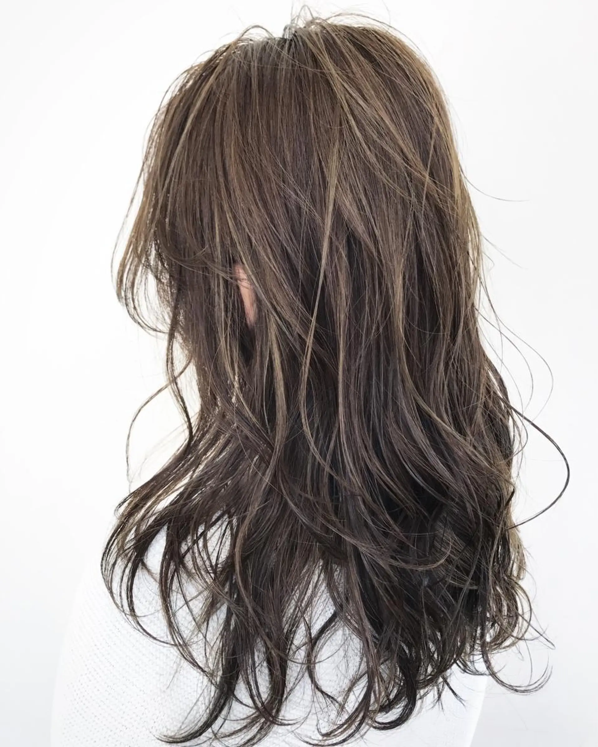 ミディアム カラー ハイライトカラー ハイライト 髪質改善サロン 心斎橋ARCHEのヘアスタイル