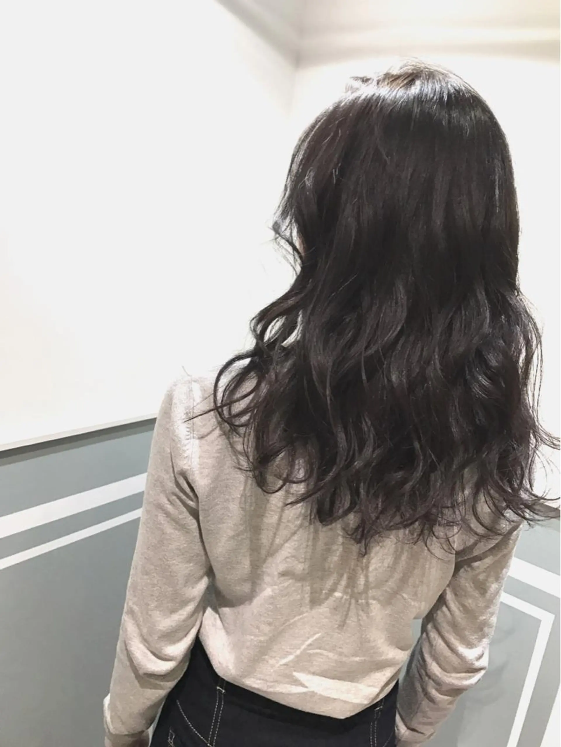 ロング カラー ヤマナカ エリカのヘアスタイル