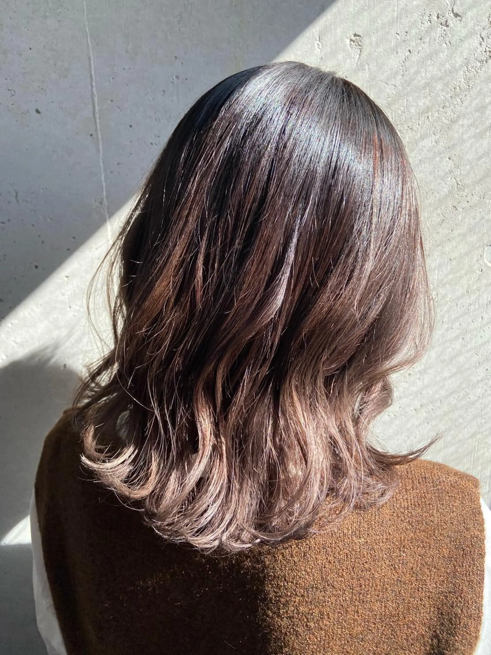 ミディアム カット ヘアカラー パーマ トリートメント 川端 康介のヘアスタイル