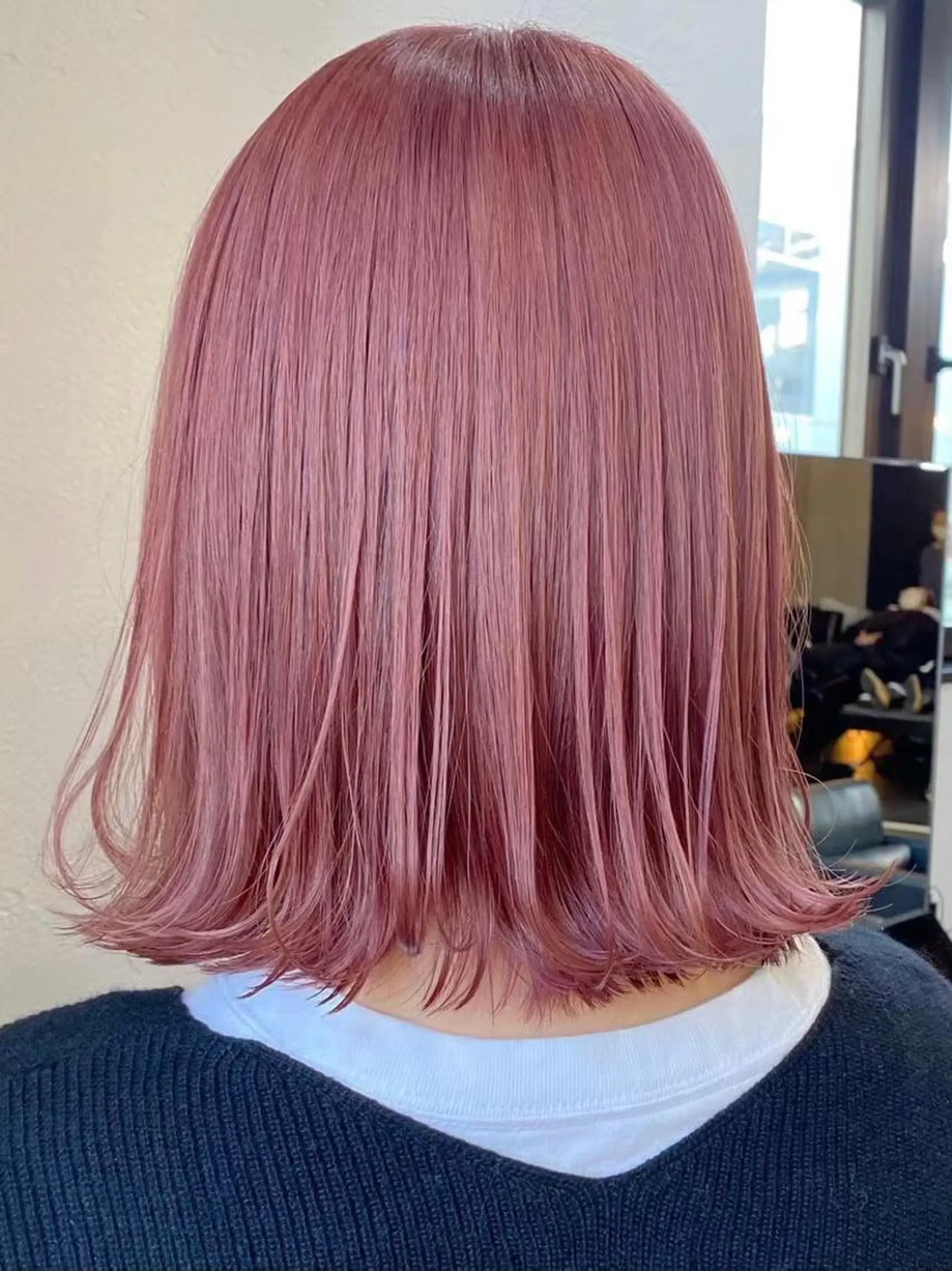 ミディアム カラー ヘアアレンジ ブリーチダブルカラー ハイライト/山本喜熙のヘアスタイル