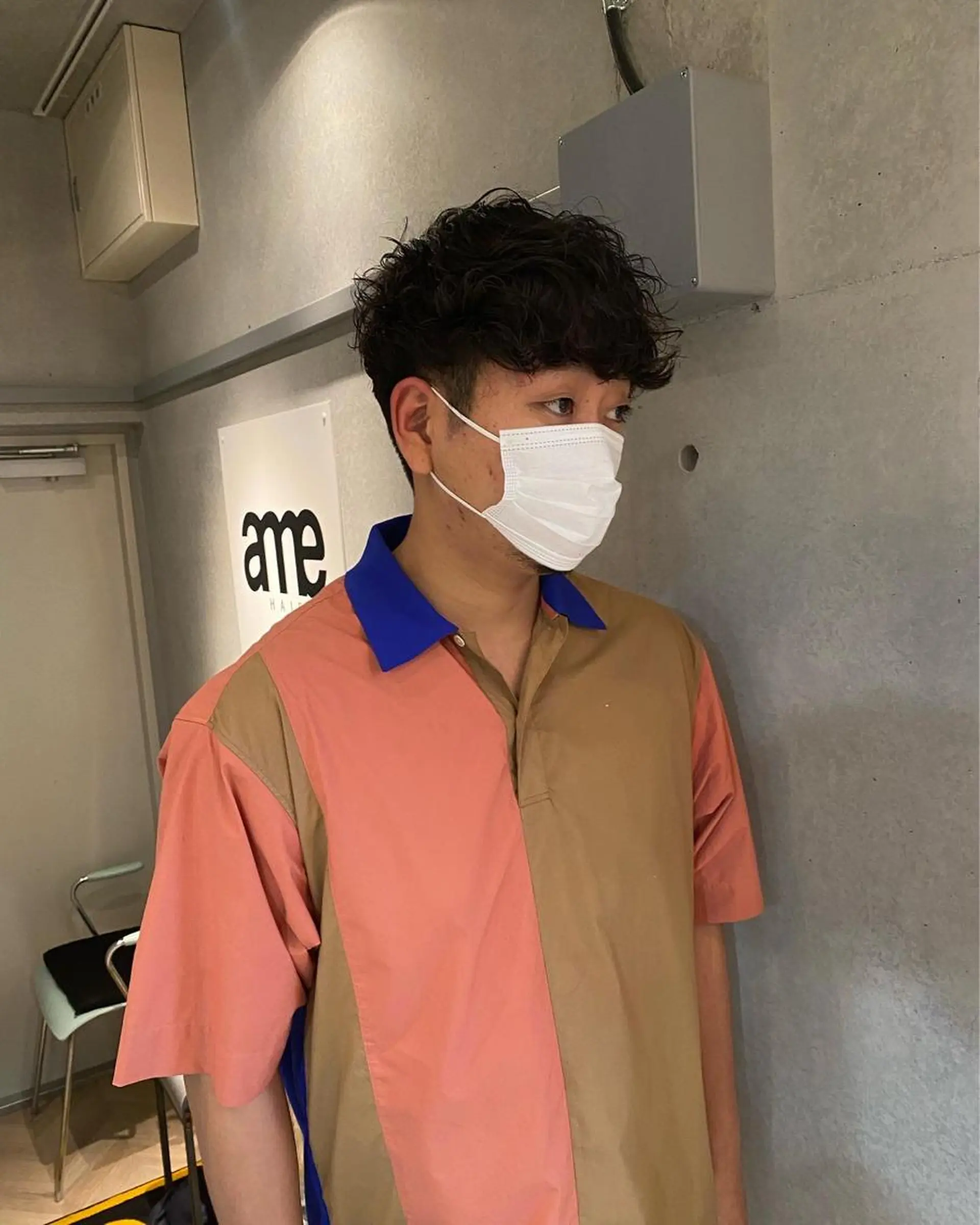 メンズ メンズパーマ カット パーマ 西山 恵太郎のヘアスタイル