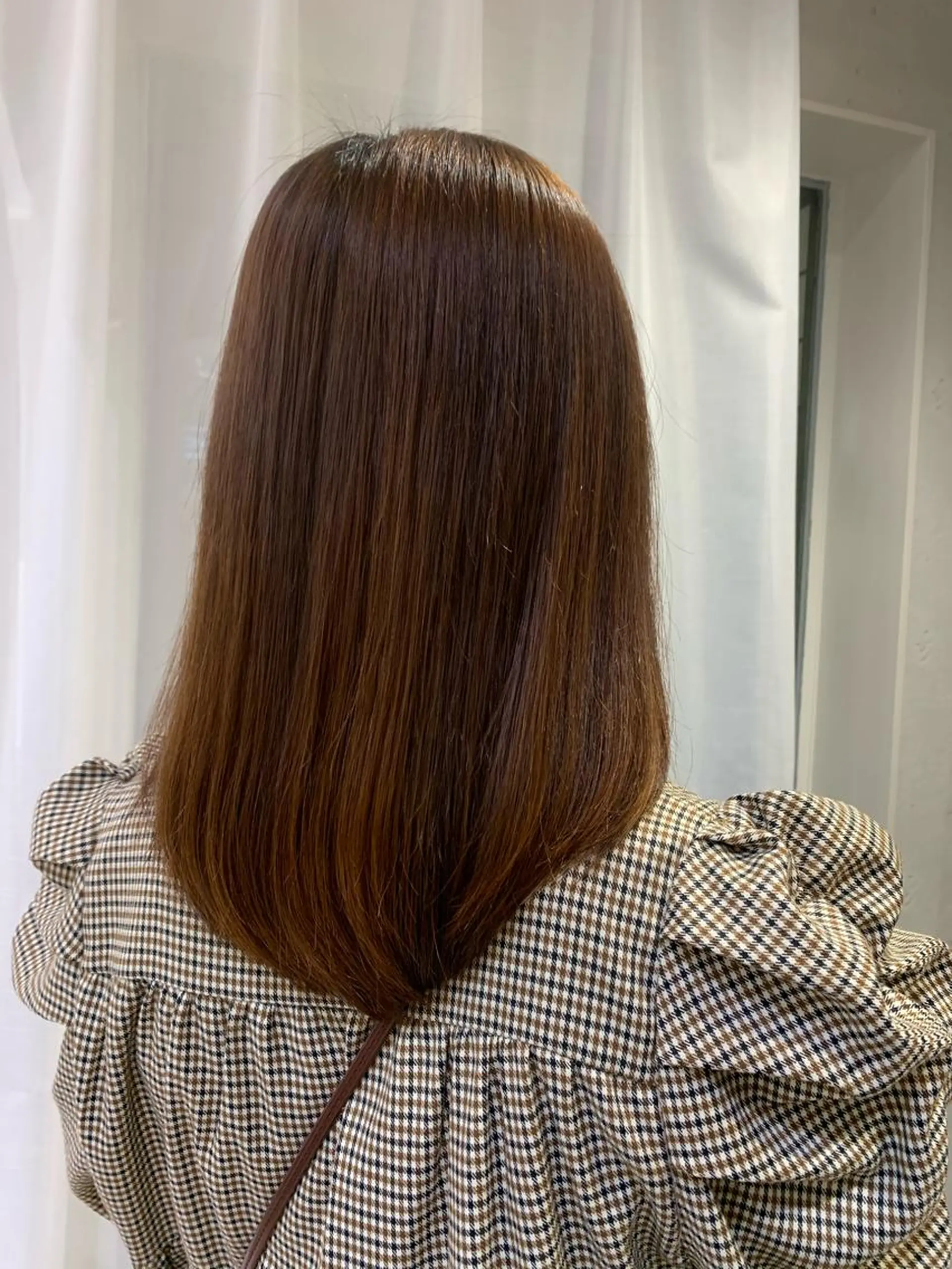 ミディアム 縮毛矯正 縮毛矯正 トリートメント レイヤー/ブリーチ ♥️【木坂 桃歌】のヘアスタイル