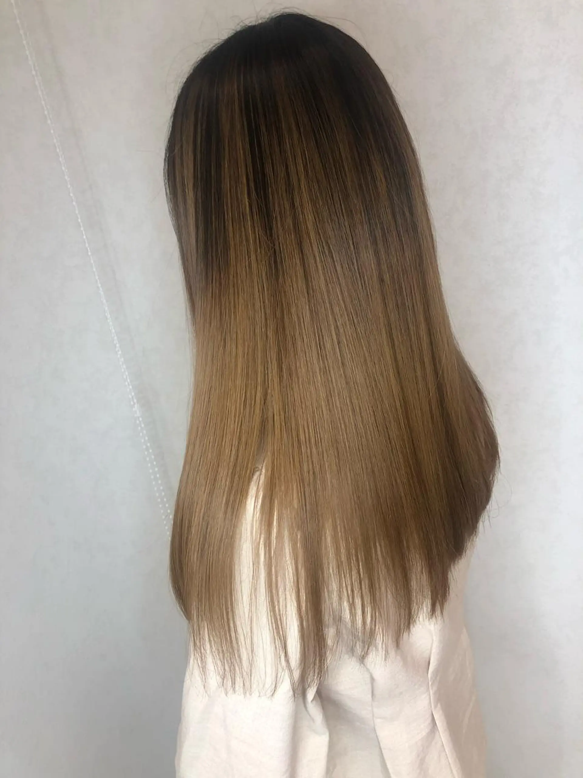 ロング カラー トリートメント ムトウセイマ/艶髪 /艶ケアWブリーチのヘアスタイル