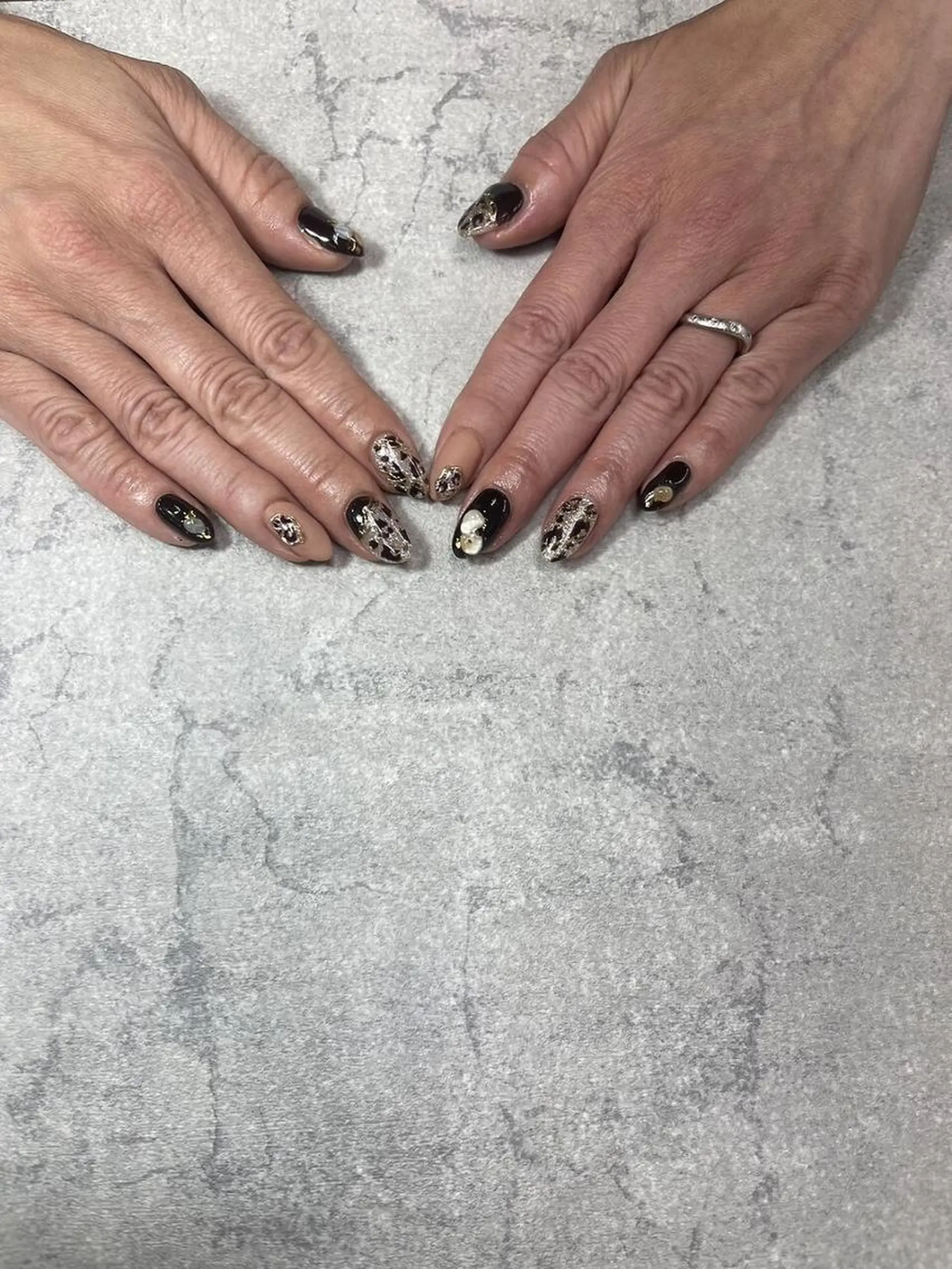 ネイル フットネイル フレンチネイル ジェルネイル ガラスフレンチ グラデーション ハンドネイル ハンドケア FASTNAIL PLUS 新宿店のネイルデザイン