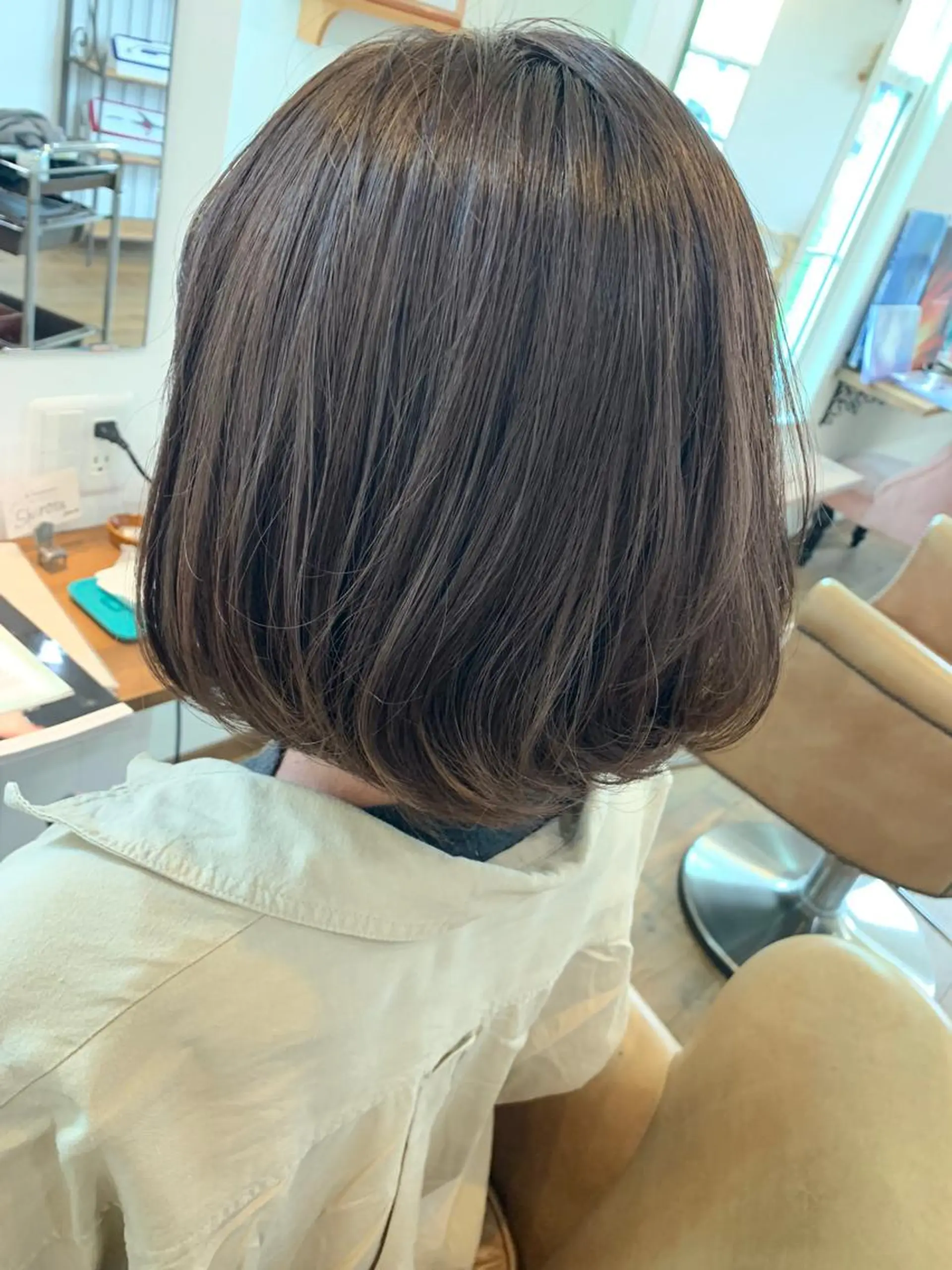 ミディアム カラー RUFF.所属・竹廣 春奈のヘアスタイル