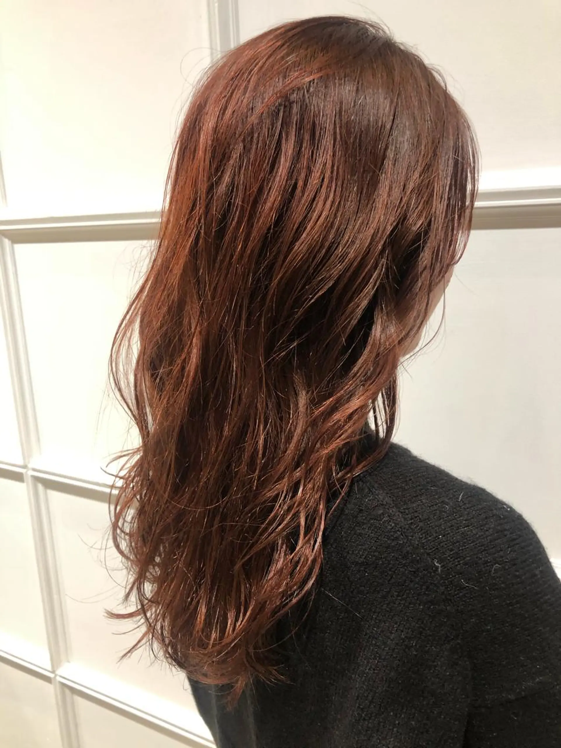 セミロング カラー マンツーマン／韓国 ヘア‎Amiのヘアスタイル