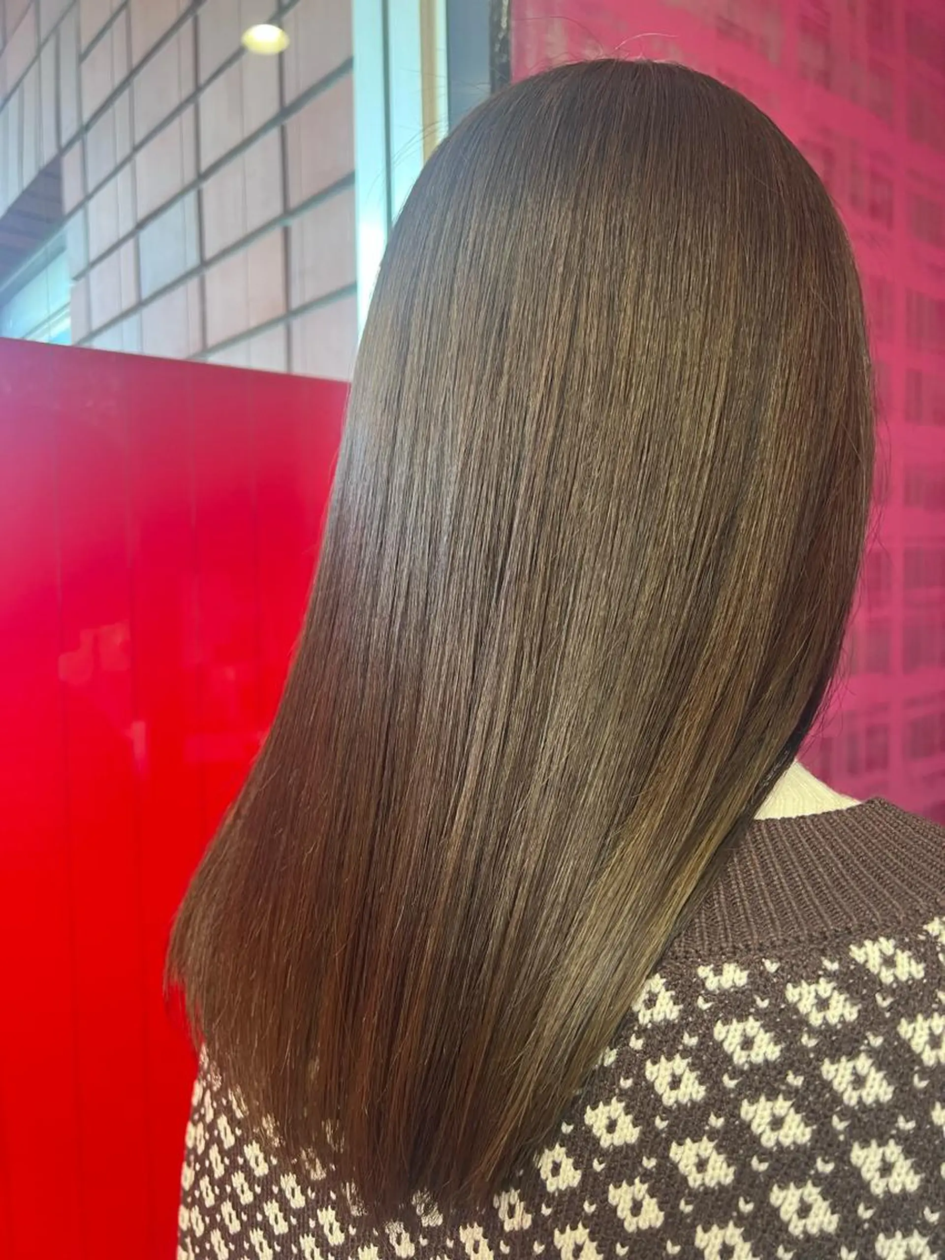 セミロング カラー ベージュカラー 藤川 瑛梨奈のマツエク・マツパデザイン