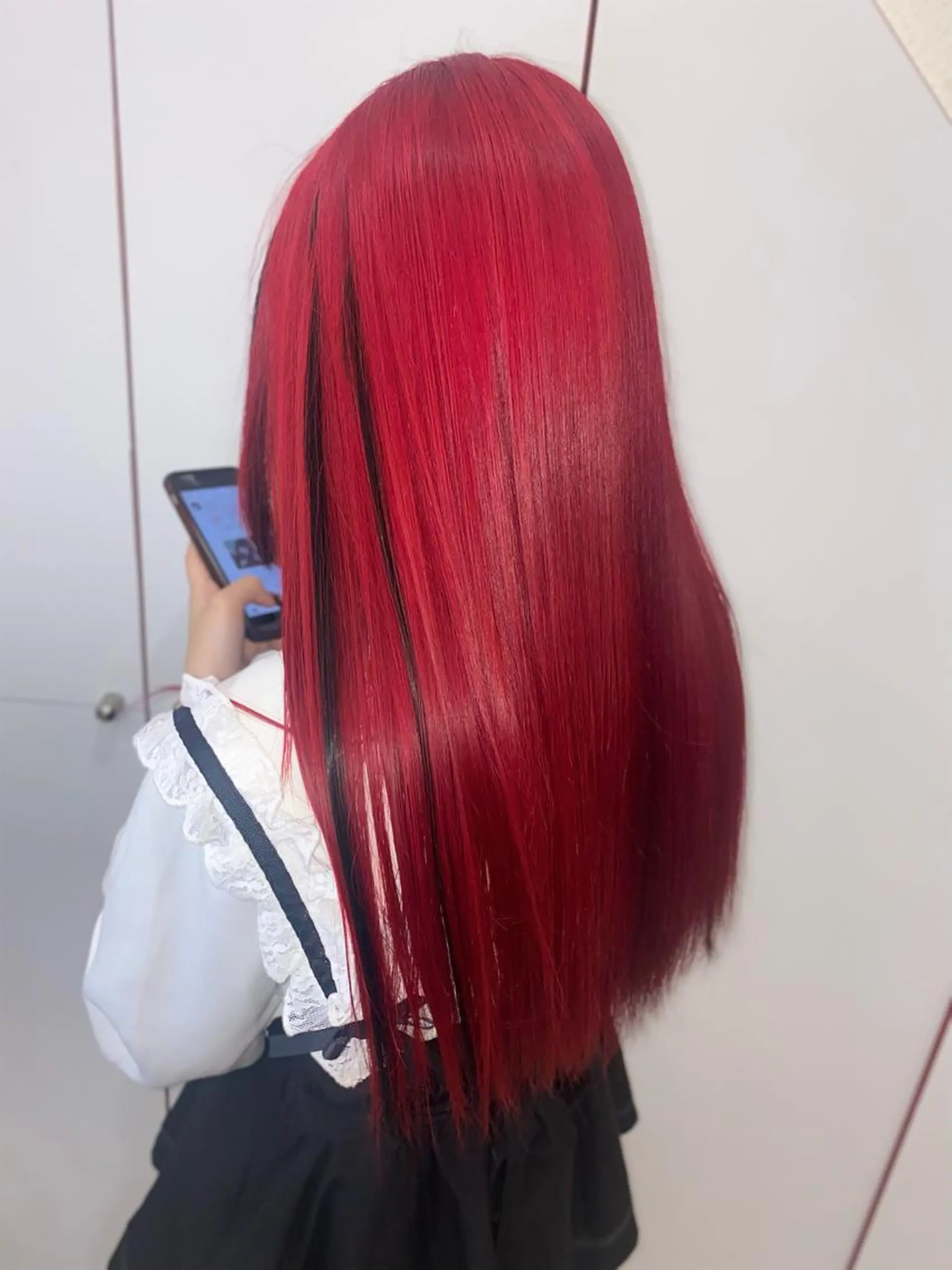 ロング ゆぴ☾‪/推しカラー /ハイトーンのヘアスタイル