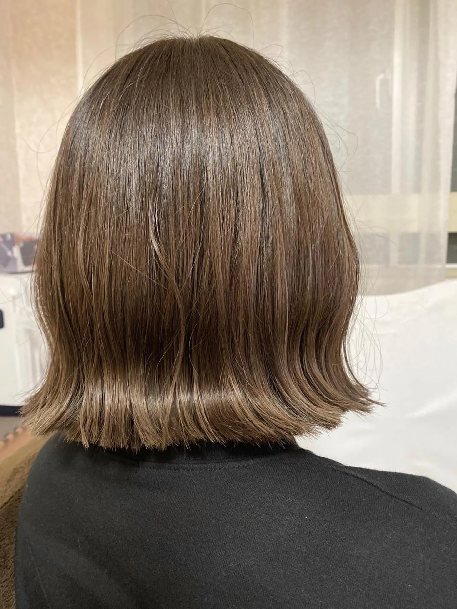 ミディアム カラー ブラウンカラー 韓国風ヘア アオイ🩵暖色 /まろやかカラーのヘアスタイル