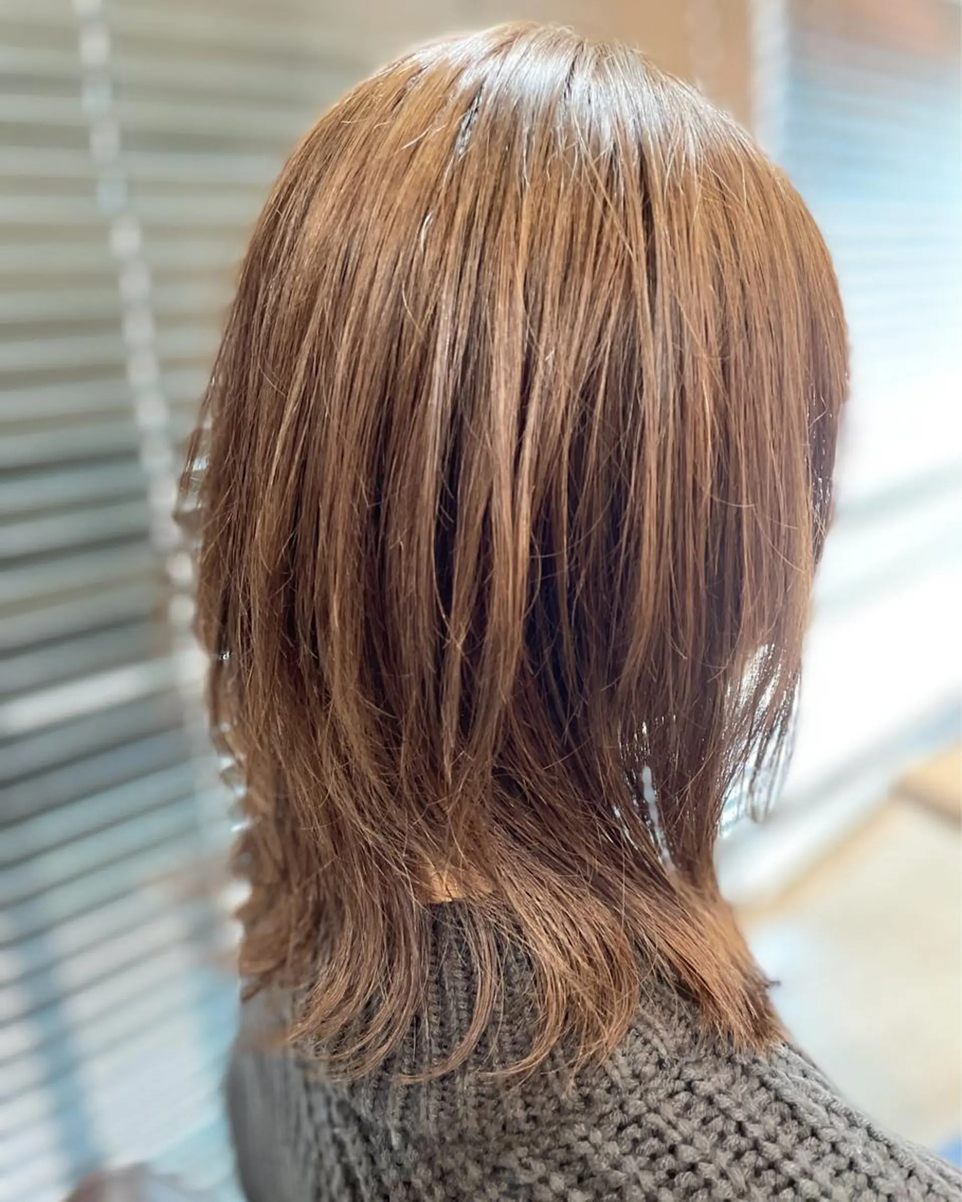 セミロング カラー 柏/春日竜次 /髪質改善縮毛矯正のヘアスタイル