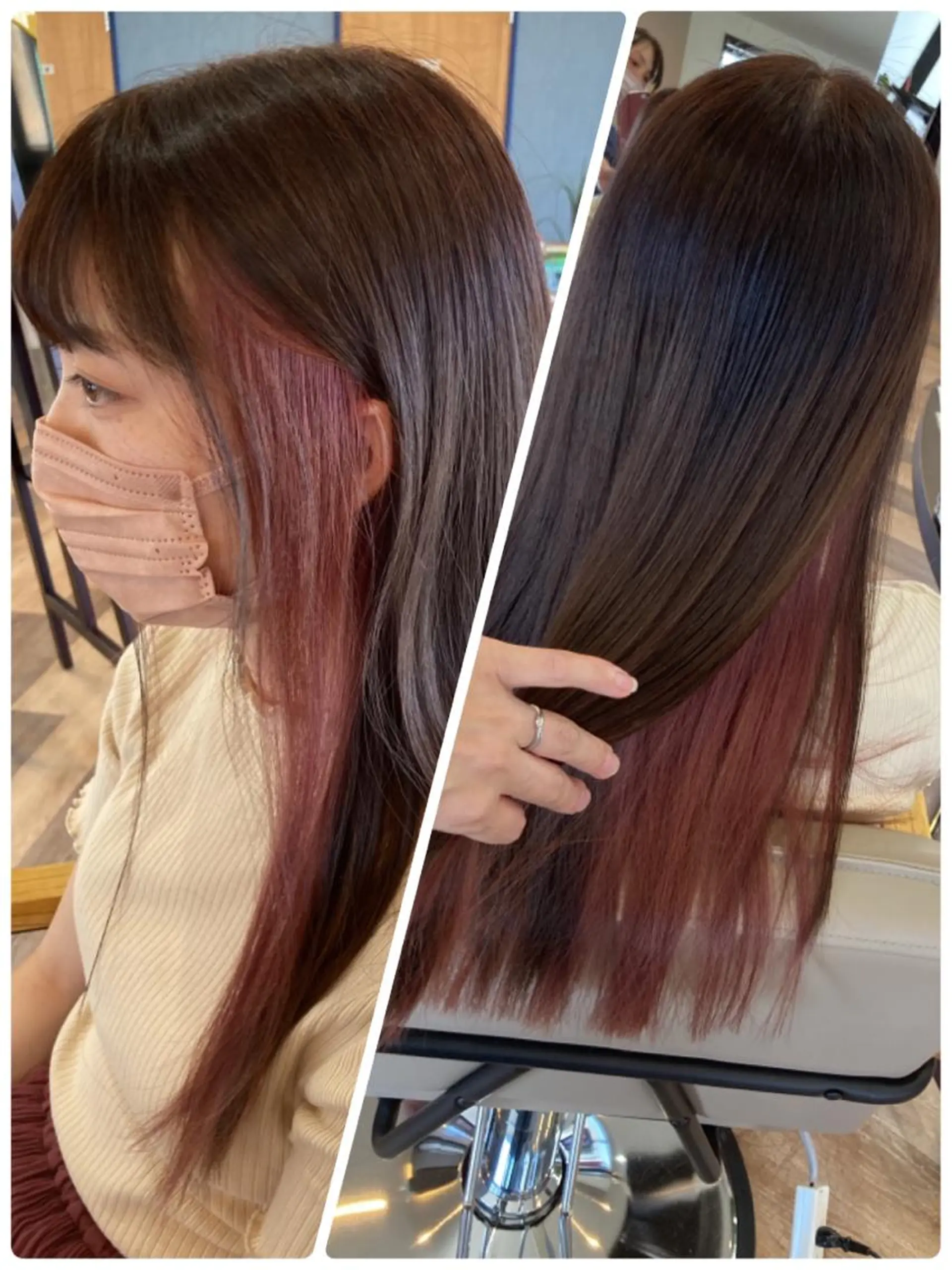 ロング 中野 紹江のヘアスタイル