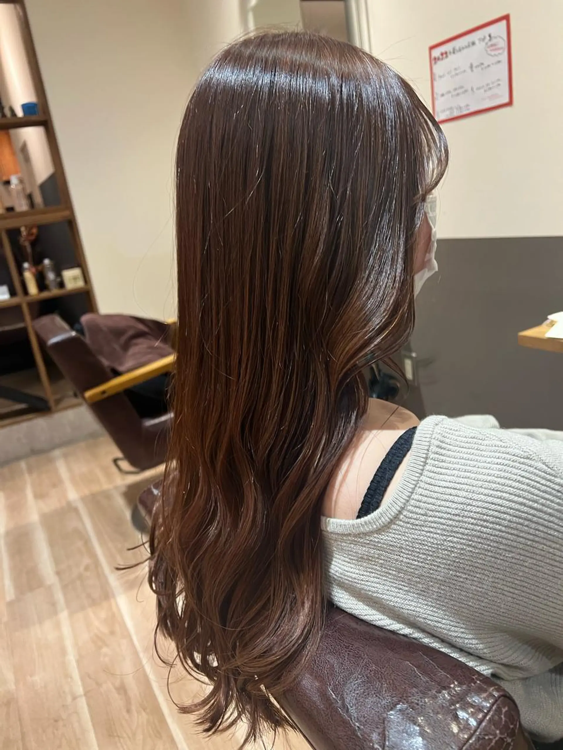 ロング カラー たけだ れなのヘアスタイル