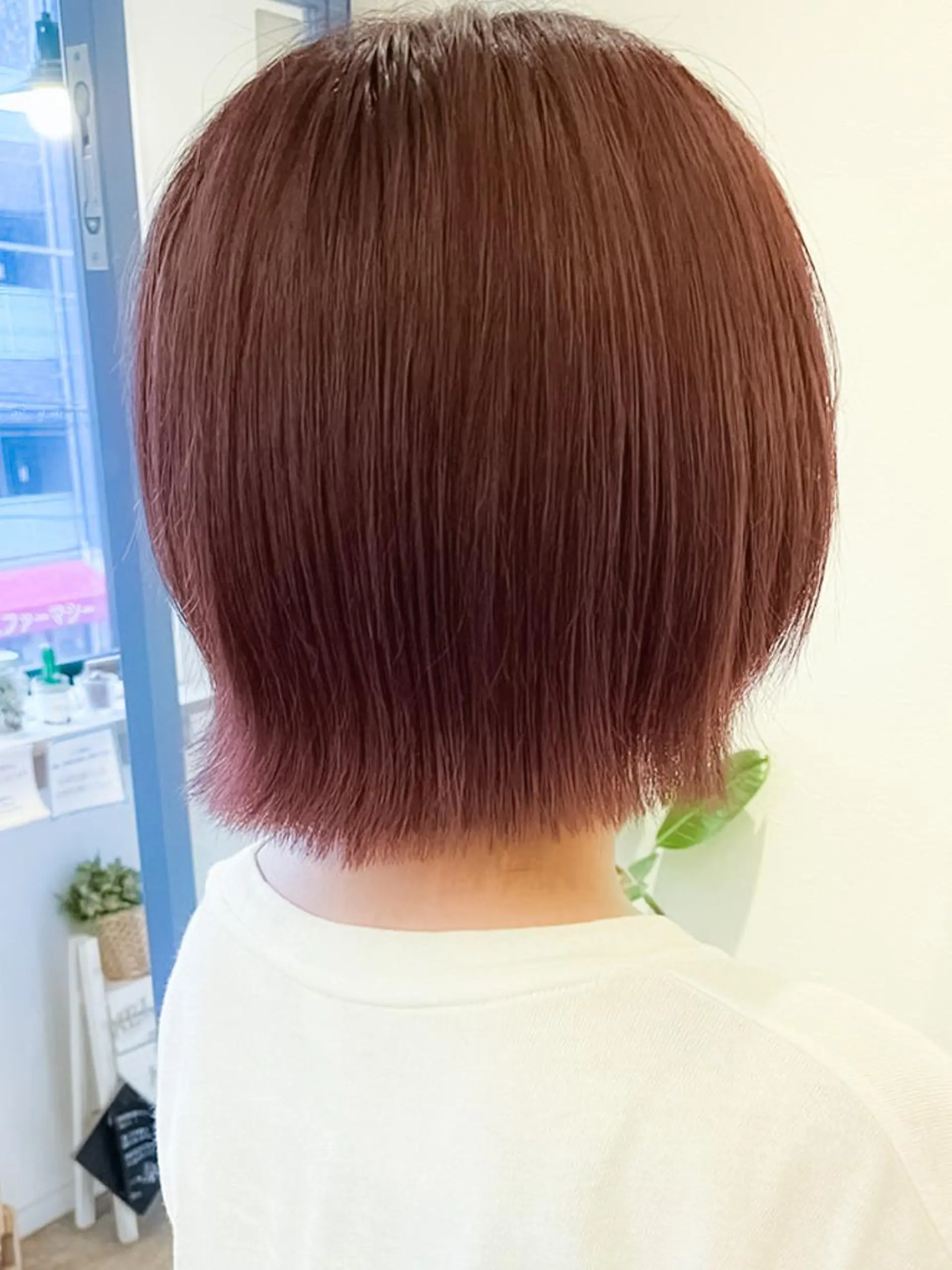 ショート カラー ブリーチ ブラウンカラー ダブルカラー ブリーチなしカラー ピンクカラー 💐美しいショート× パーマ💐早坂駆留のヘアスタイル