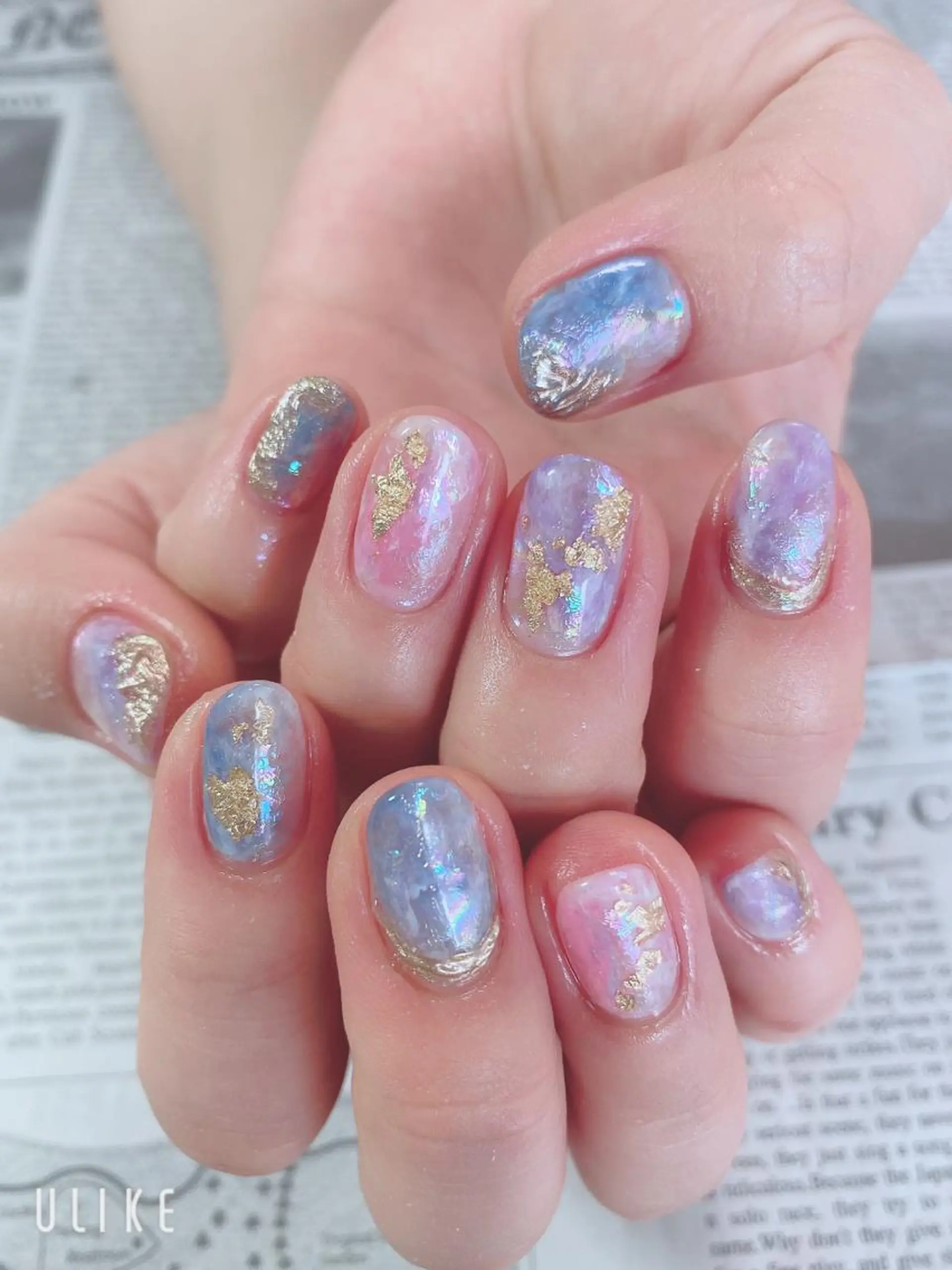 ネイル ミラーネイル ハンドネイル ハンドケア 森山 舞のネイルデザイン