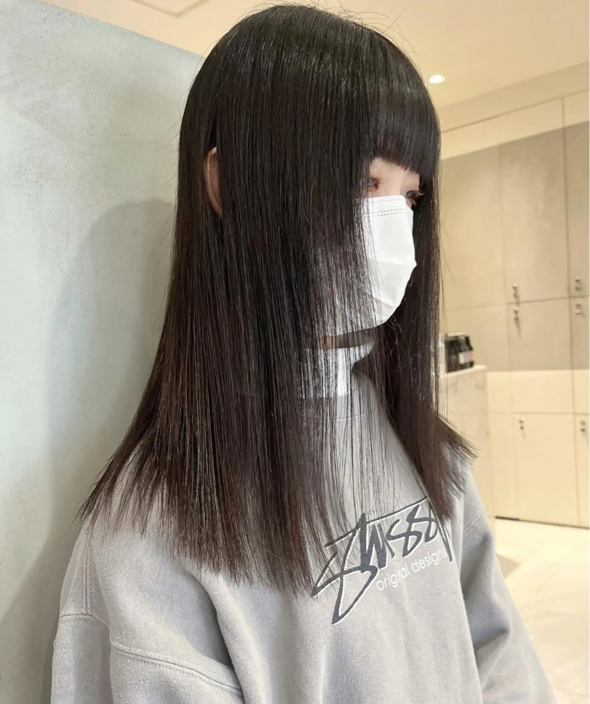 セミロング カラー minami🪷 暖色カラーのヘアスタイル