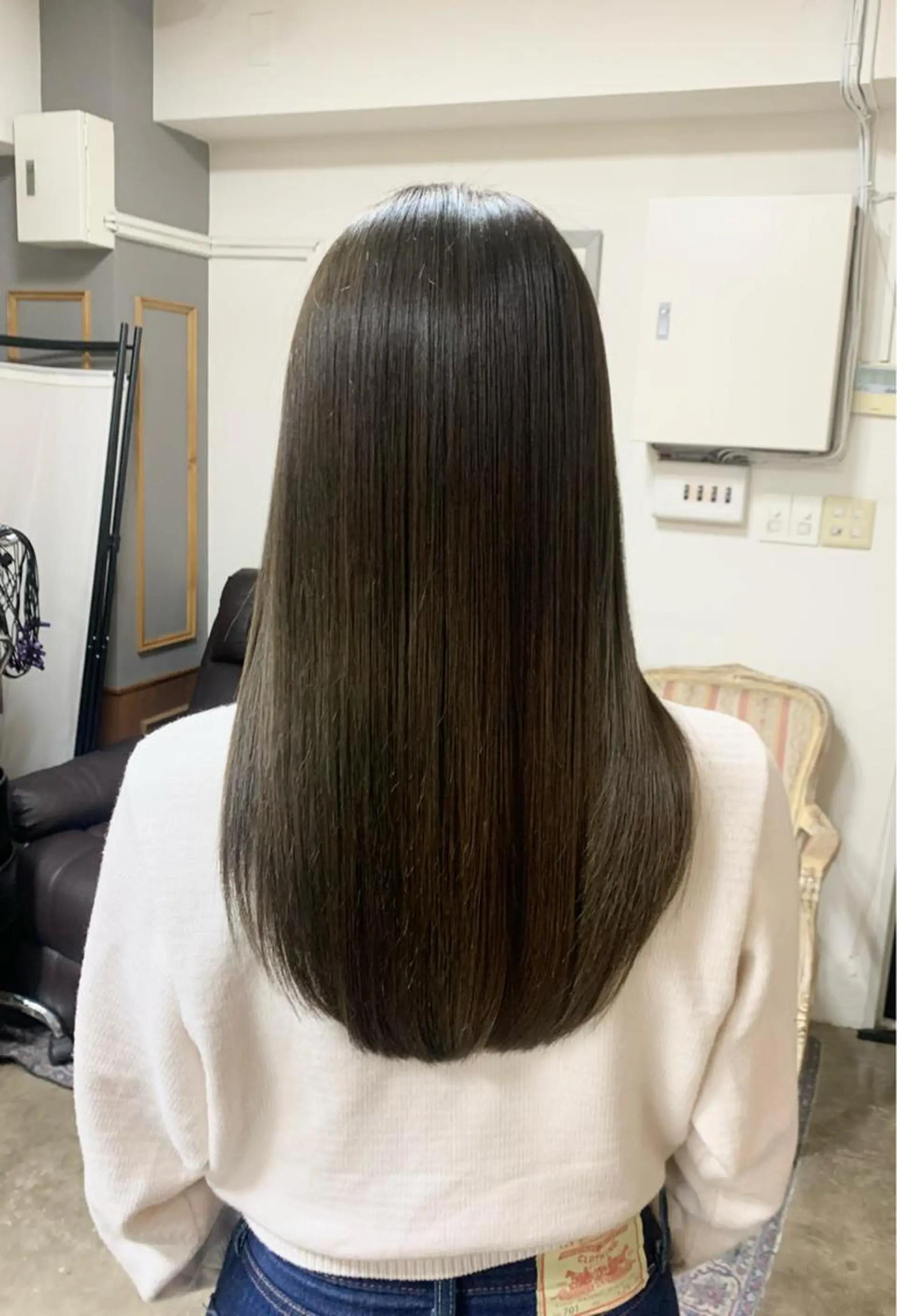 ロング カラー 髪質改善 トリートメント 酸熱トリートメント カット 縮毛矯正 トリートメント takada kohのヘアスタイル