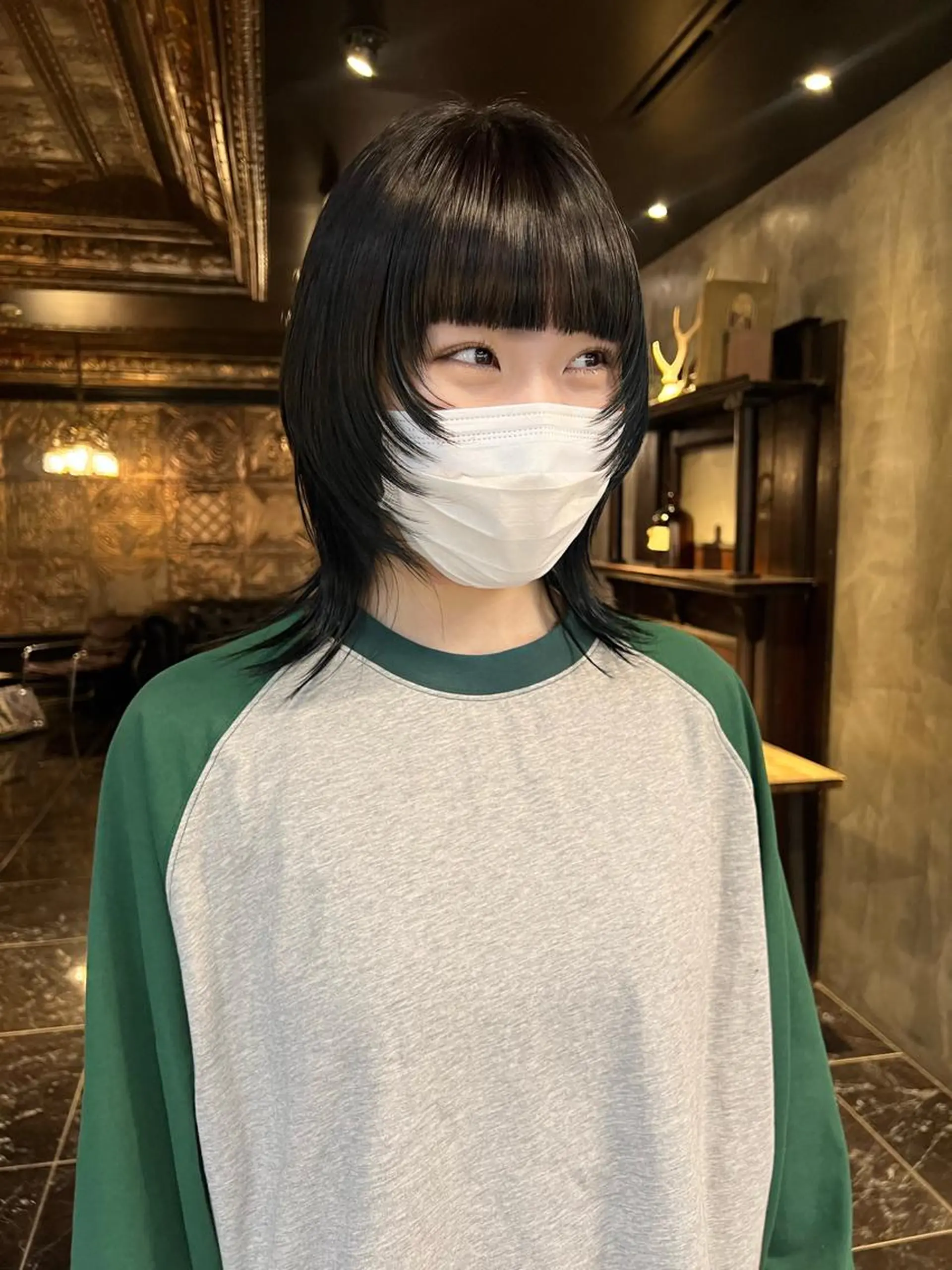 セミロング カラー haco＋所属・圧倒的デザイン力 店長🎨RENAのヘアスタイル