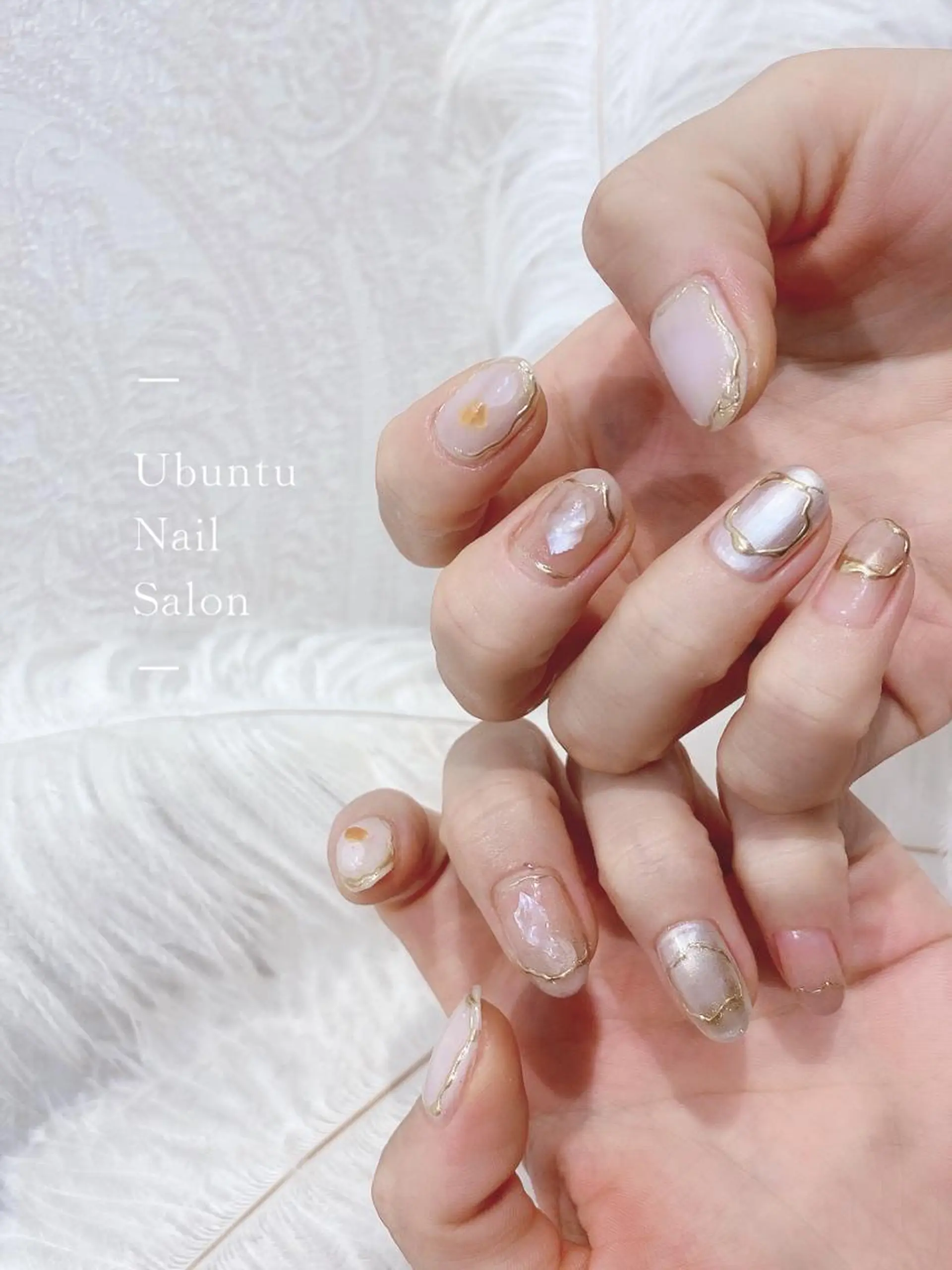 ネイル ハンドネイル Ubuntu🎀 ネイルサロン✨のネイルデザイン