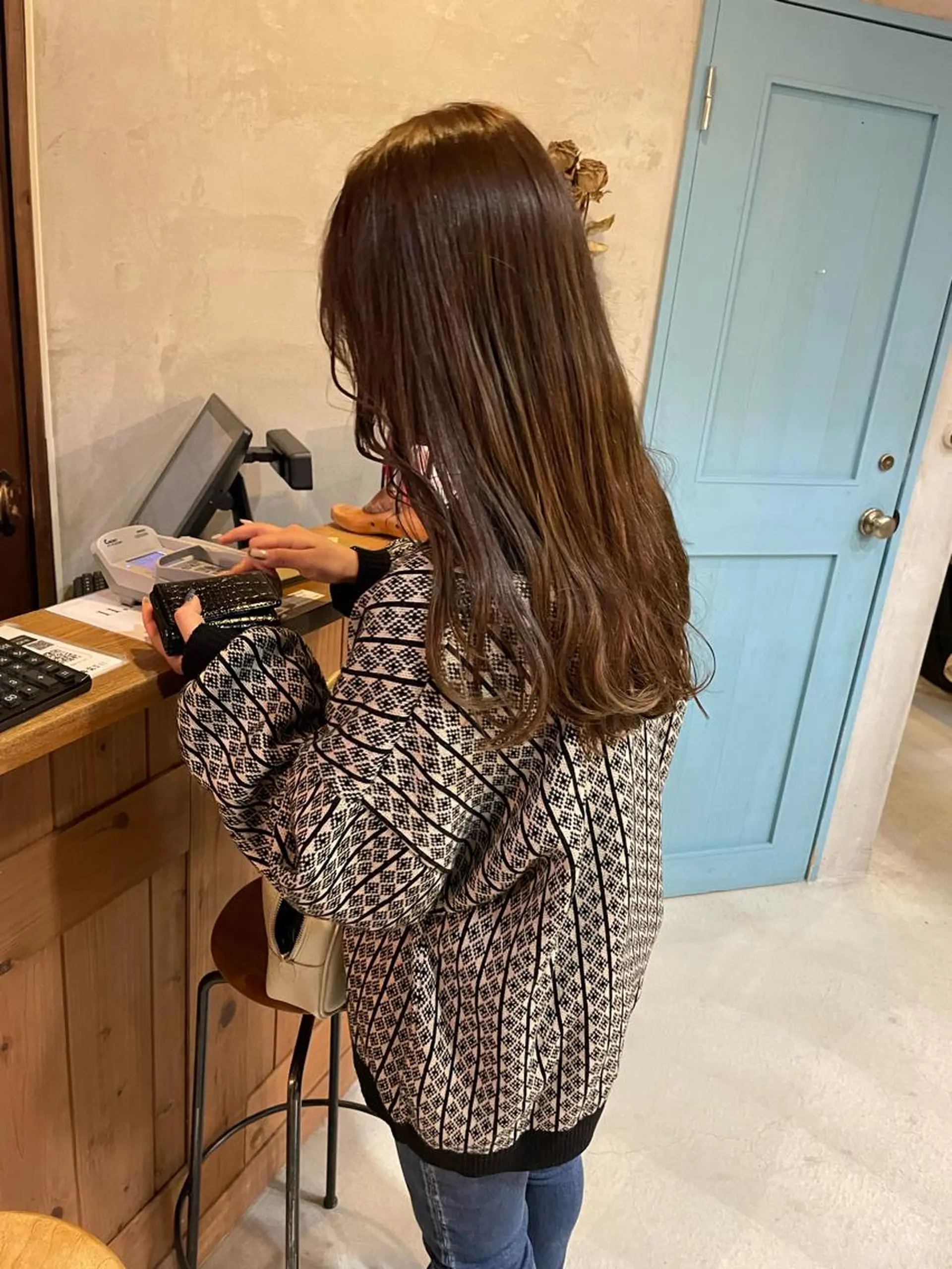 ロング カラー Musee plume所属・荻野七菜子 ボブのヘアスタイル