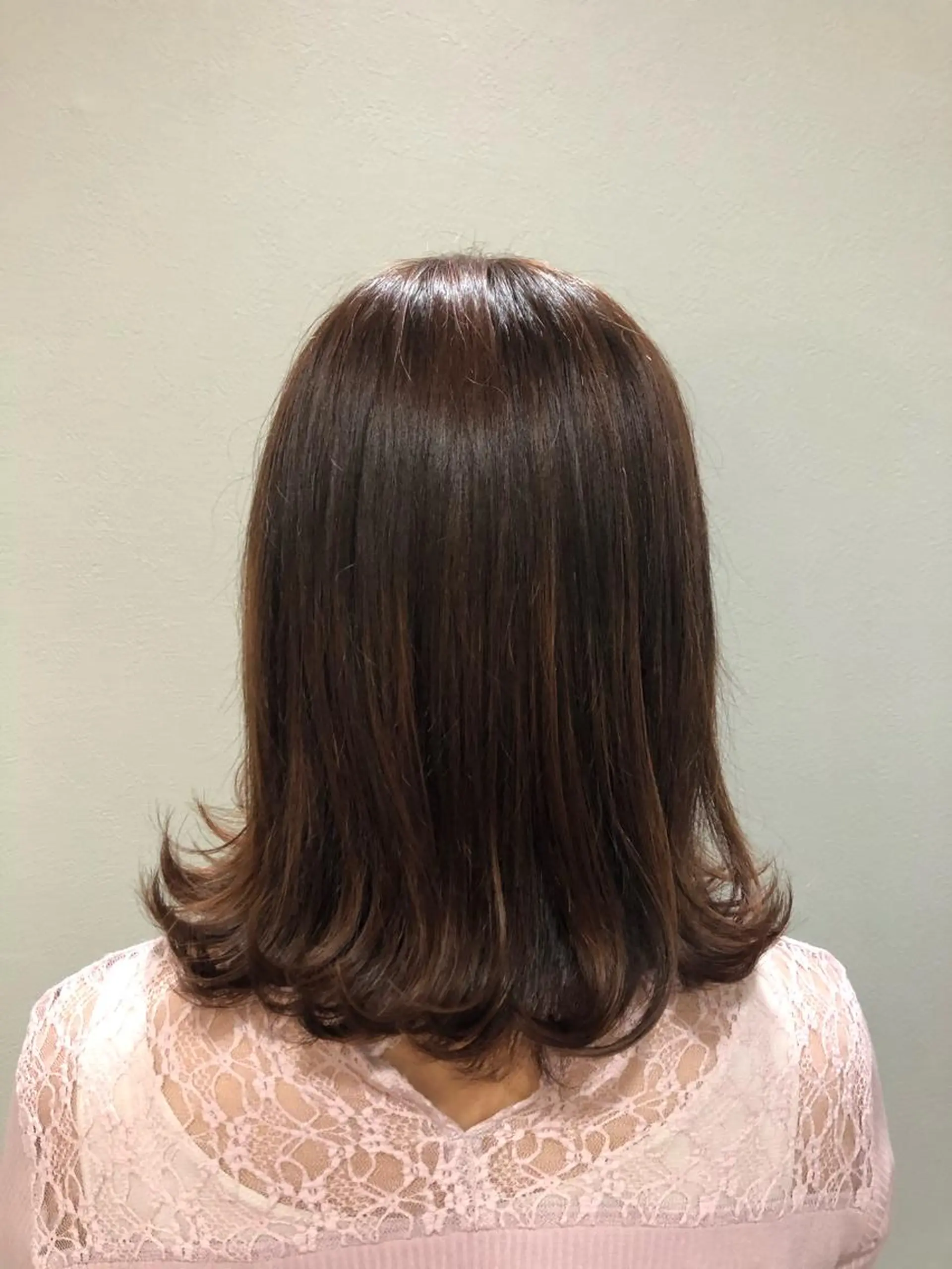 ミディアム カラー ヘアカラー 唐澤 千尋のヘアスタイル