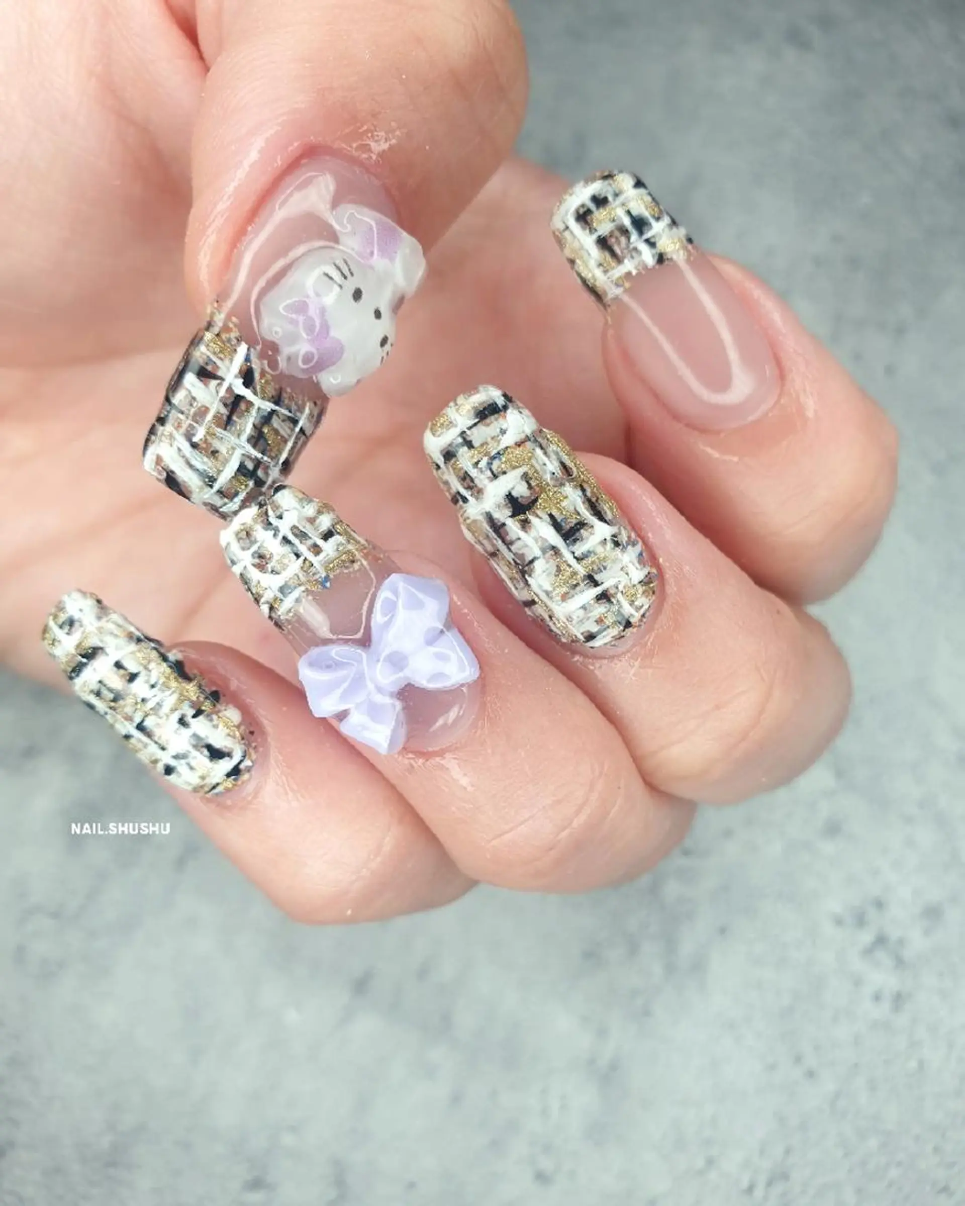 ネイル 3dパーツ/流行り 👧shushu❤️のネイルデザイン