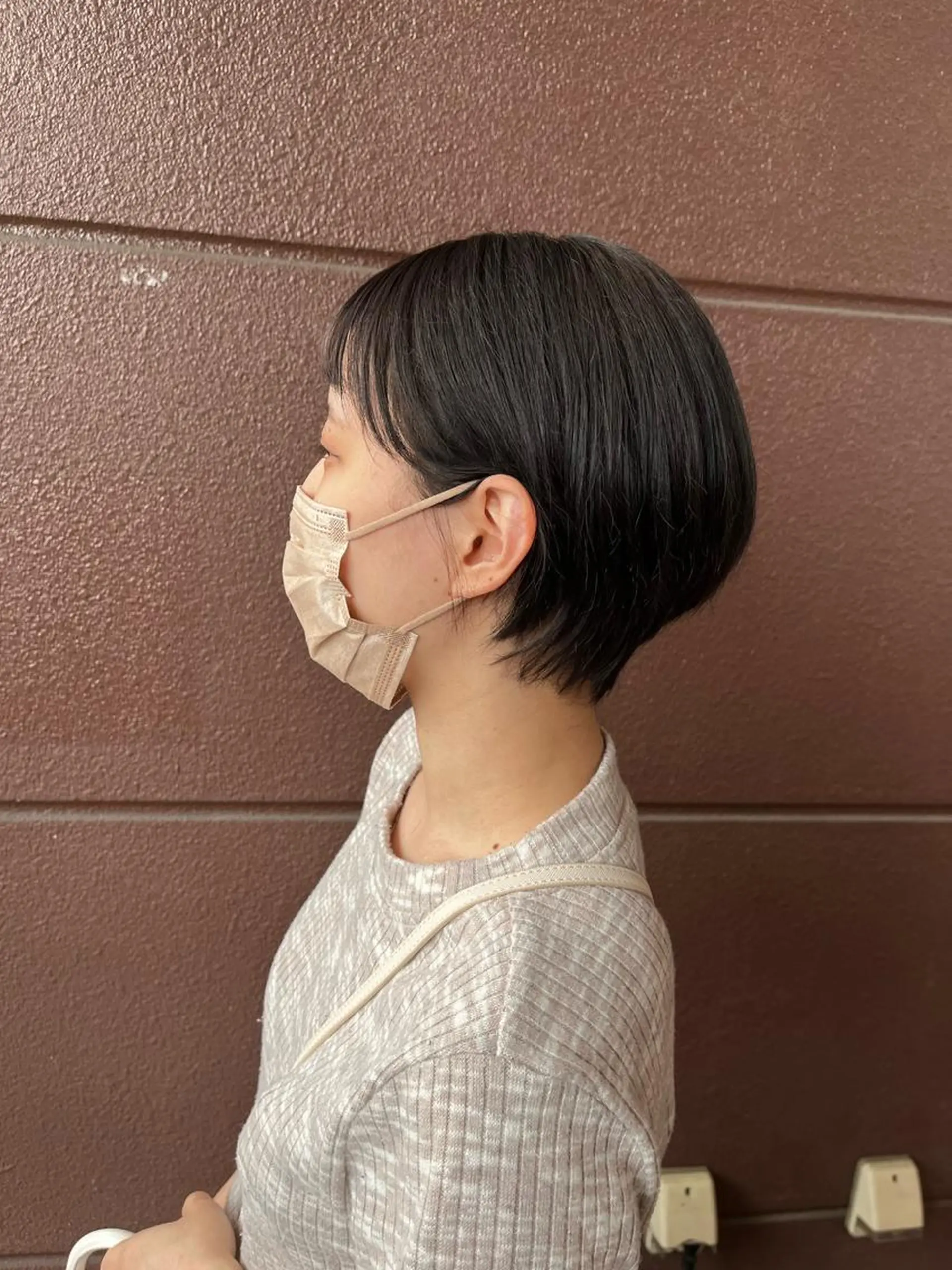 ショート ショートボブ ボブ ショートヘア カット ヘアカラー 福田 しずくのヘアスタイル