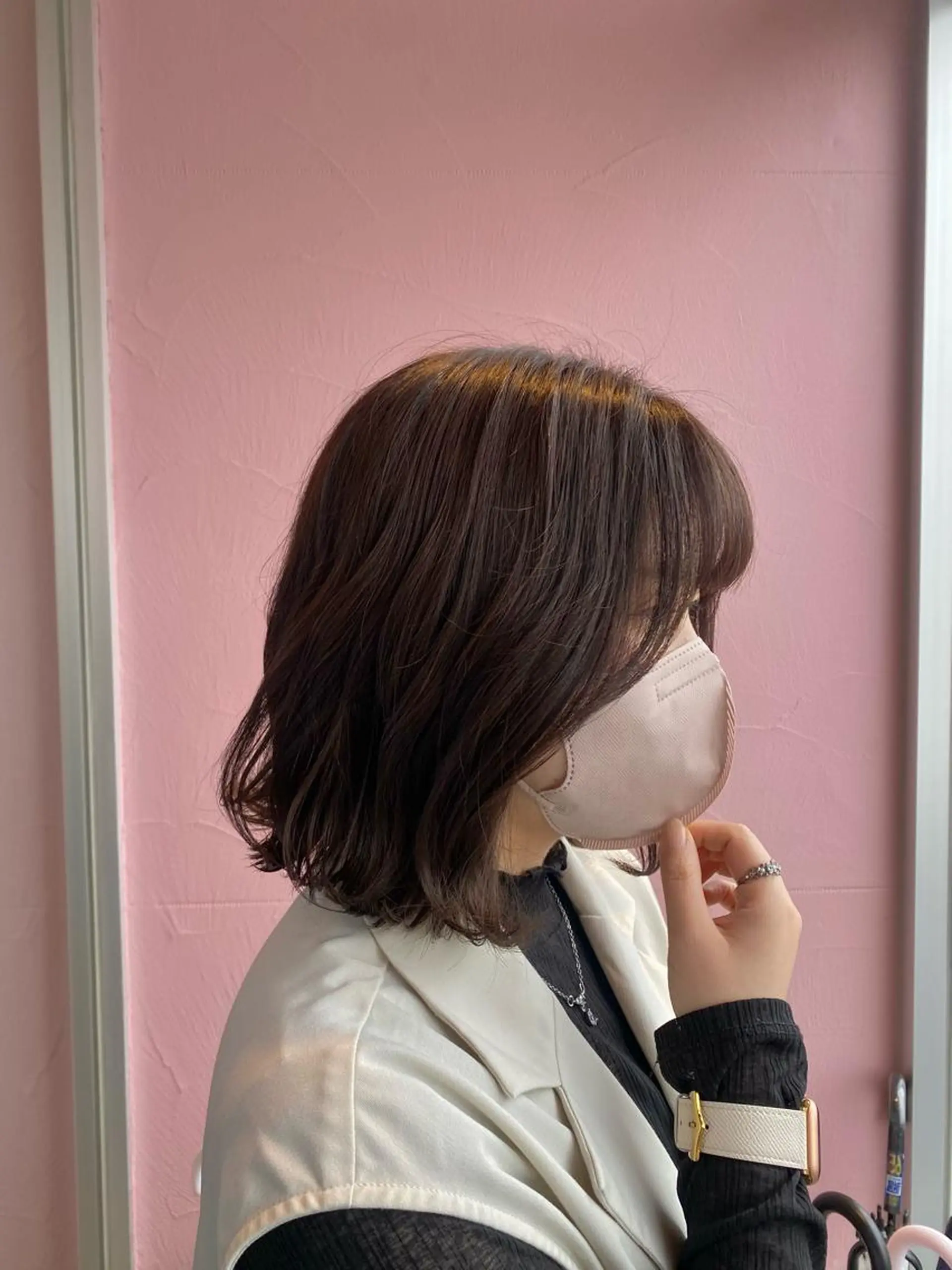 ミディアム カラー ブラウンカラー チョコレートブラウン 理想実現/ カラー特化🧸こころのヘアスタイル