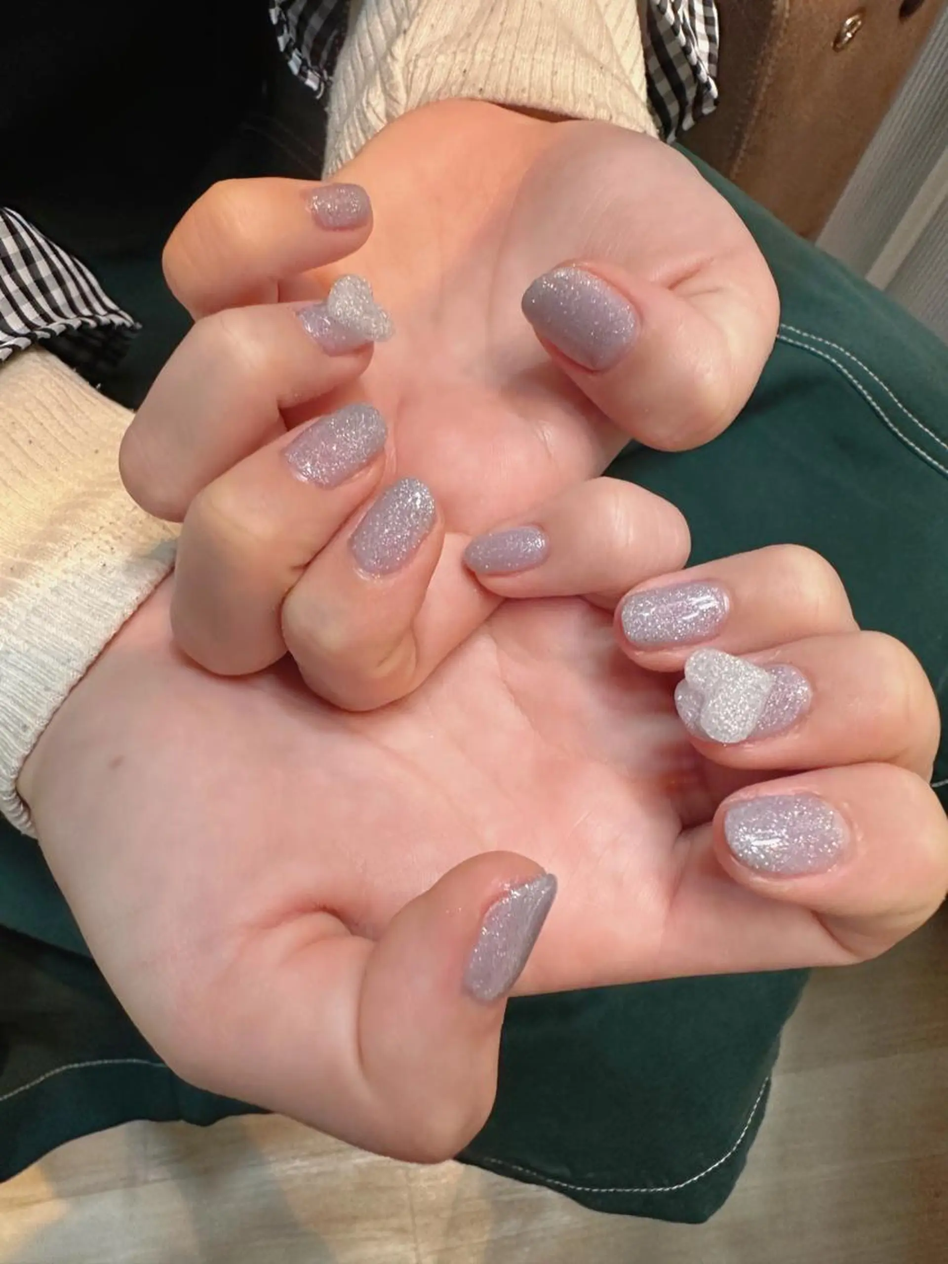 ネイル ラメ(グリッター) Cure.美爪育成 salon大関のネイルデザイン