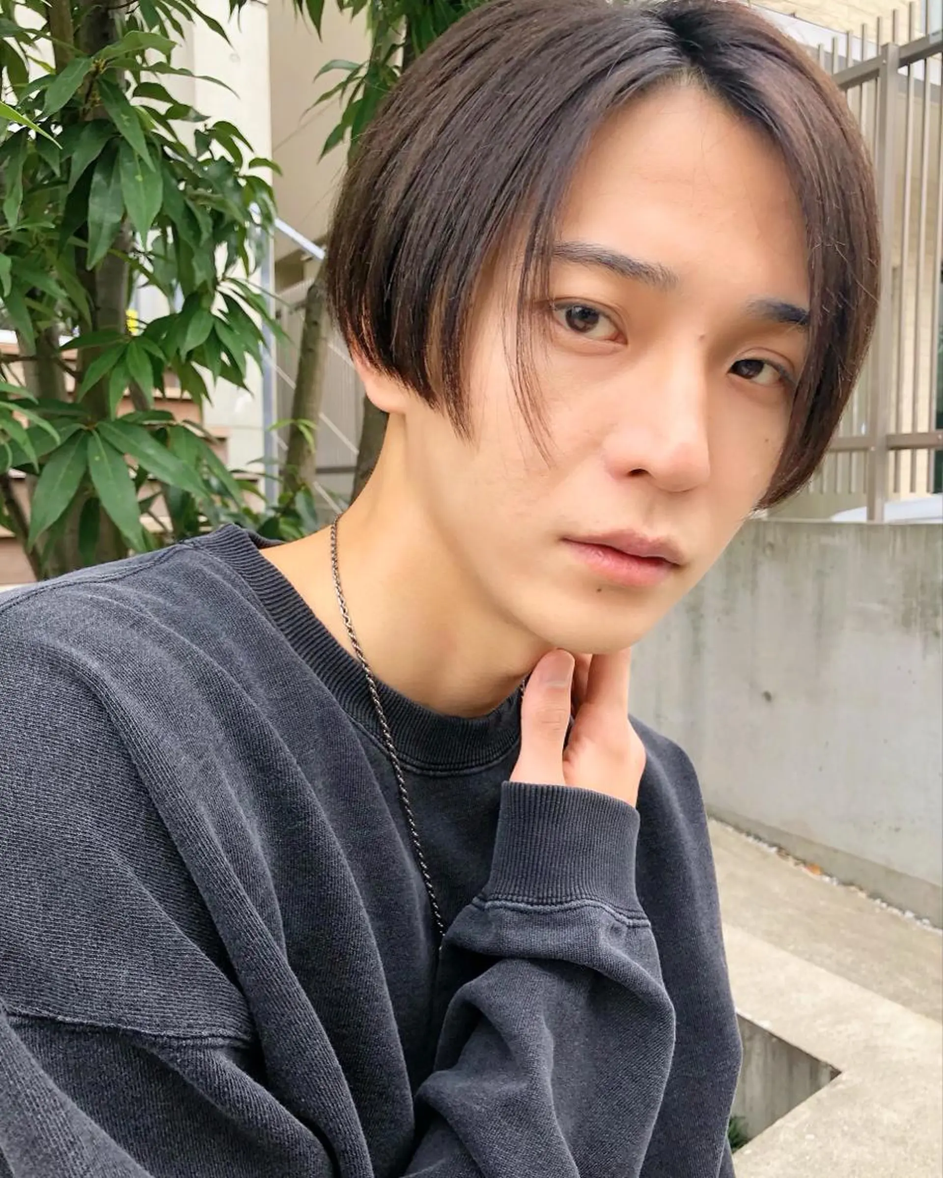 ショート メンズ🍃ナチュラル 韓国風ヘアRENのヘアスタイル