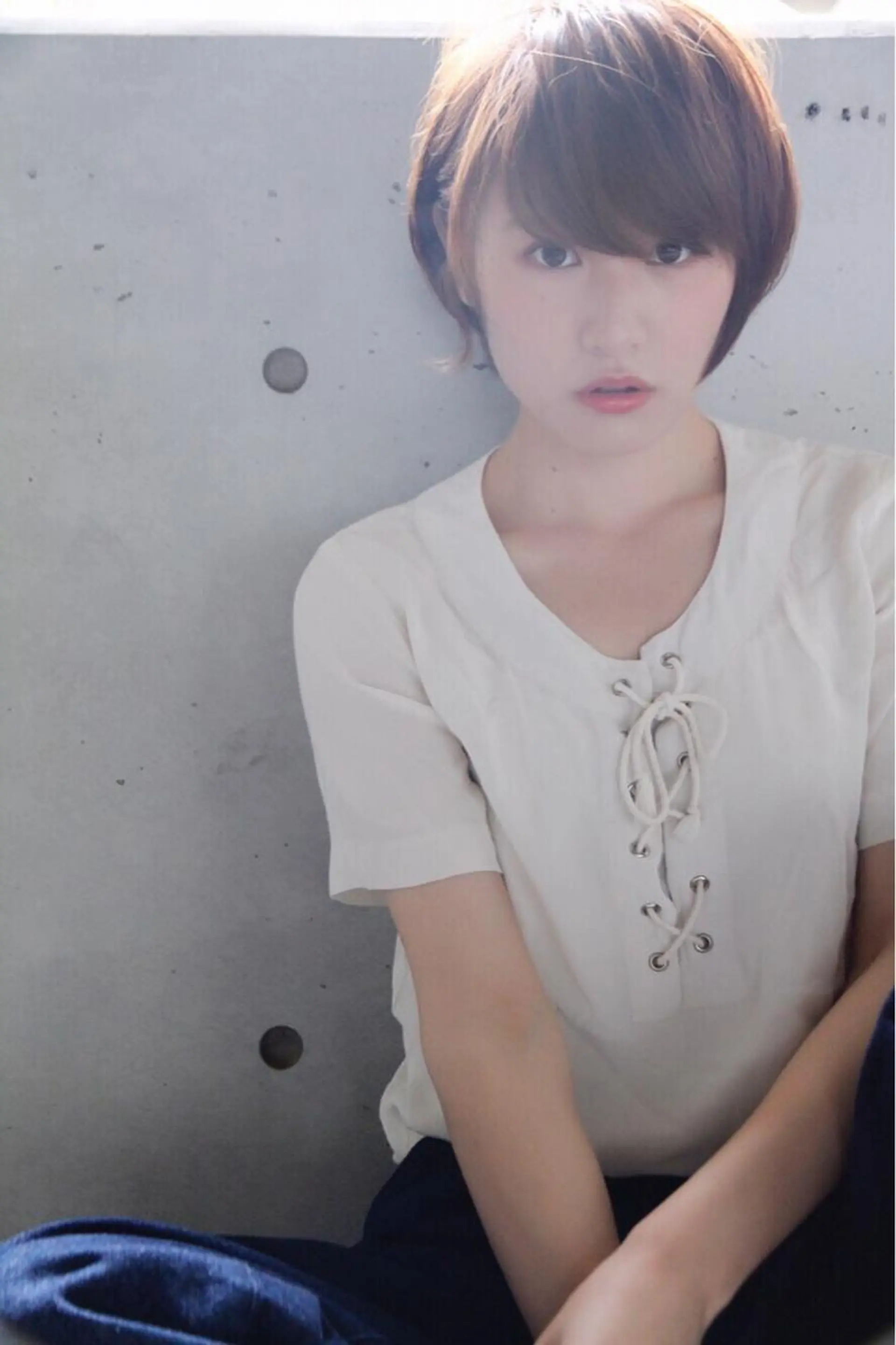 ショート カラー ショートヘア ボブ/ショート/ 白髪染め/メンズ葛西のヘアスタイル