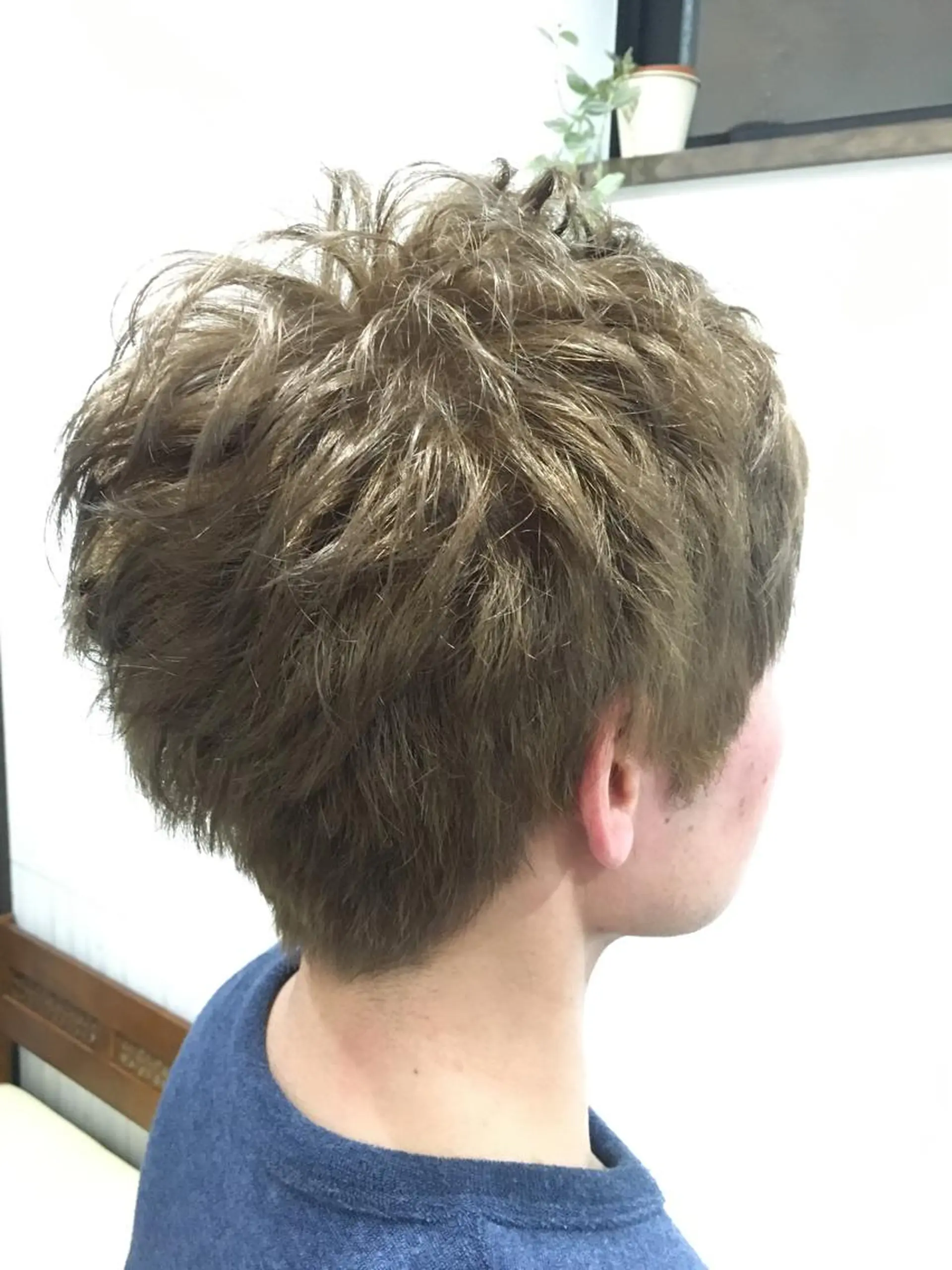 ショート メンズ アッシュ Rise Heart 中村 裕介のヘアスタイル