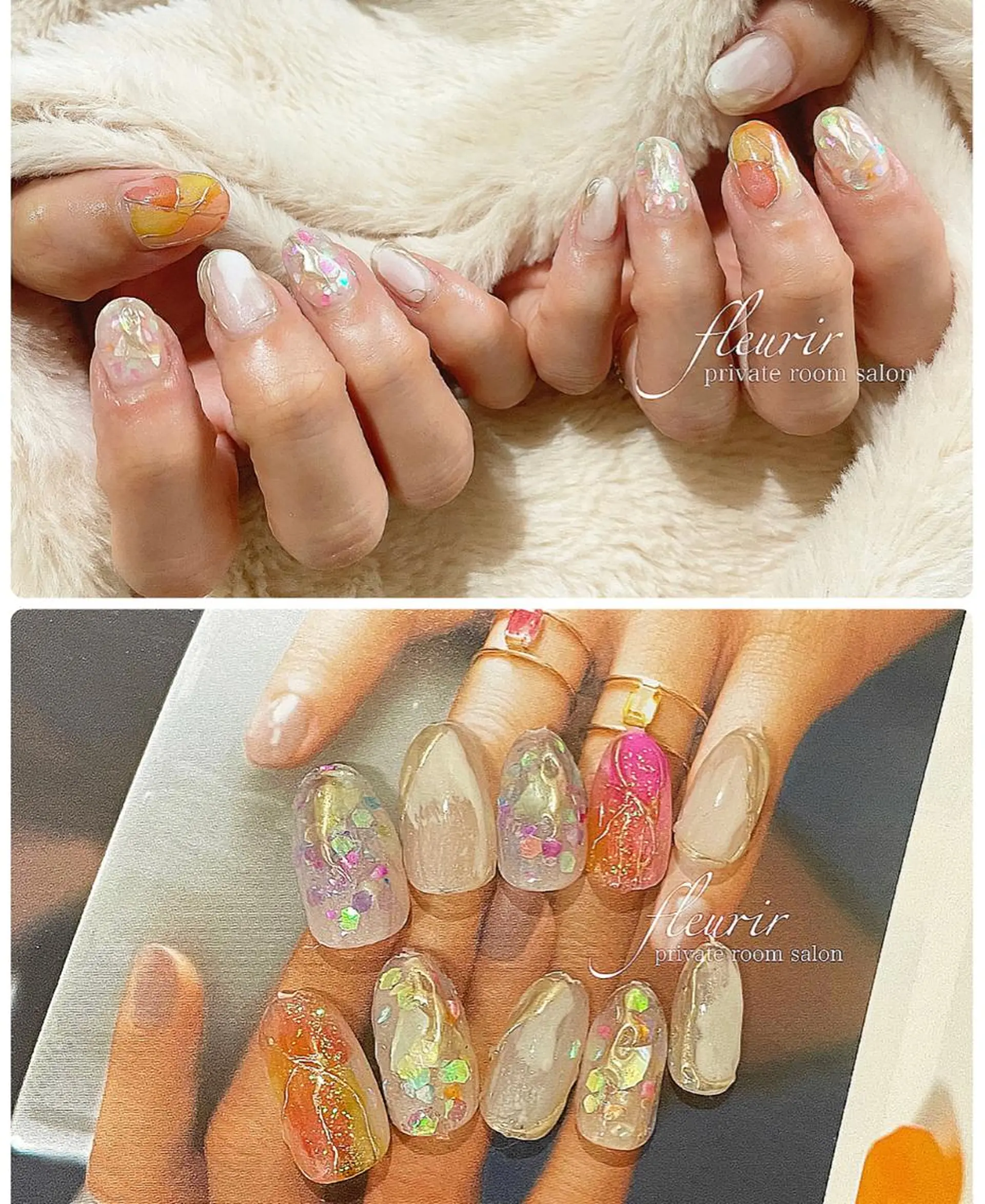 ネイル フルリール 【プライベートサロンのネイルデザイン