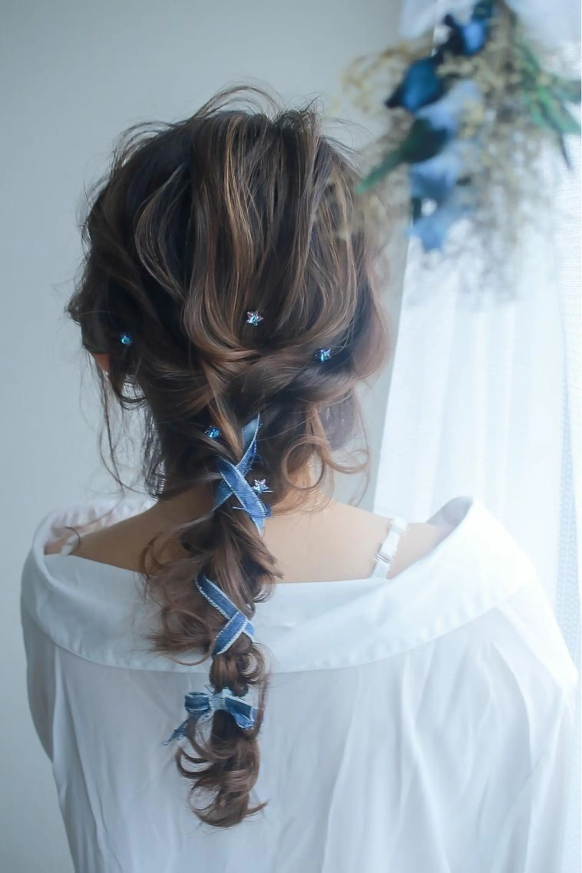 ロング カラー ヘアアレンジ 伊藤 裕貴のヘアスタイル