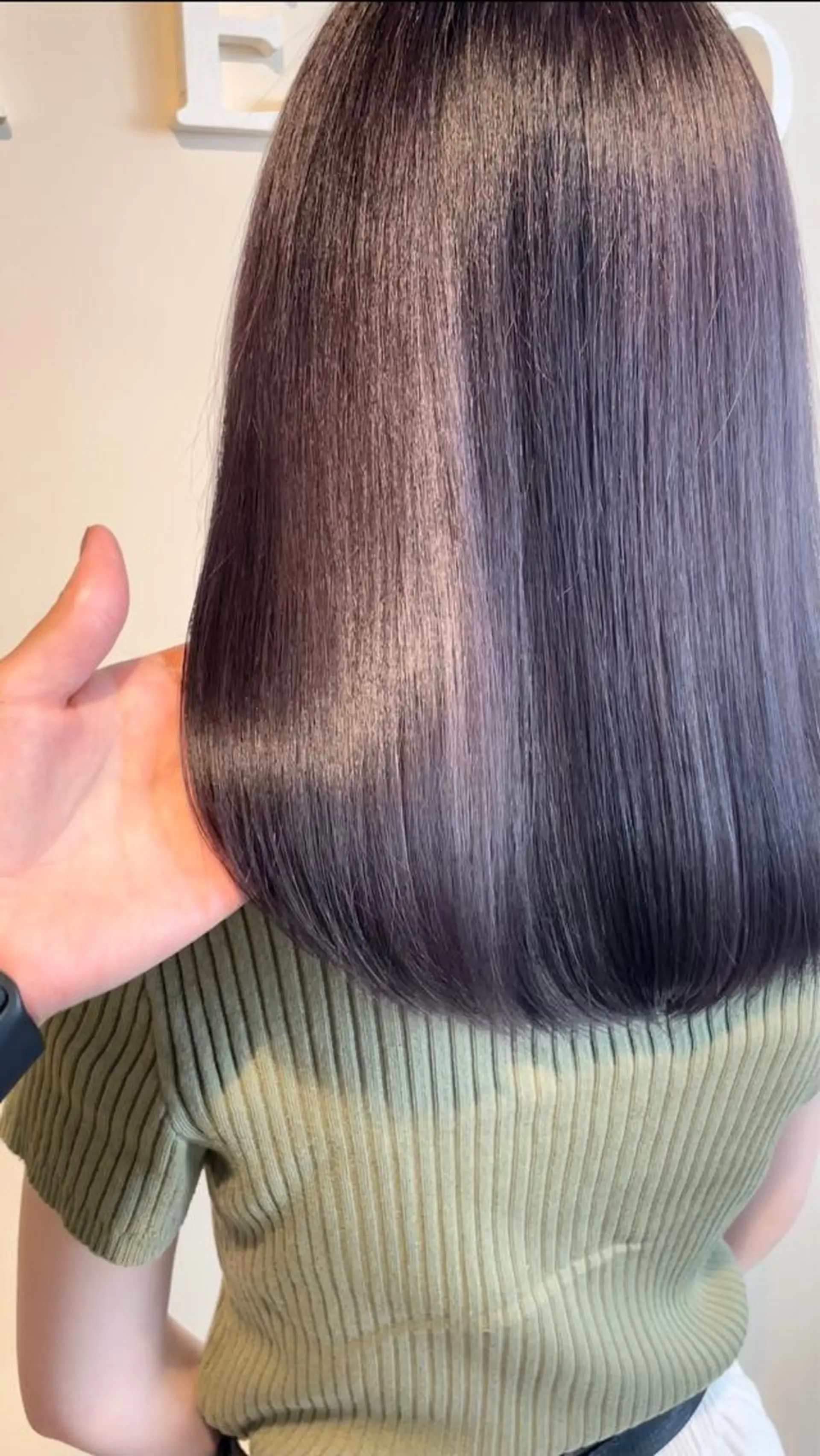 ミディアム カラー 透明感カラー ヘアカラー トリートメント チヒョ🦋 韓国hair🇰🇷のヘアスタイル