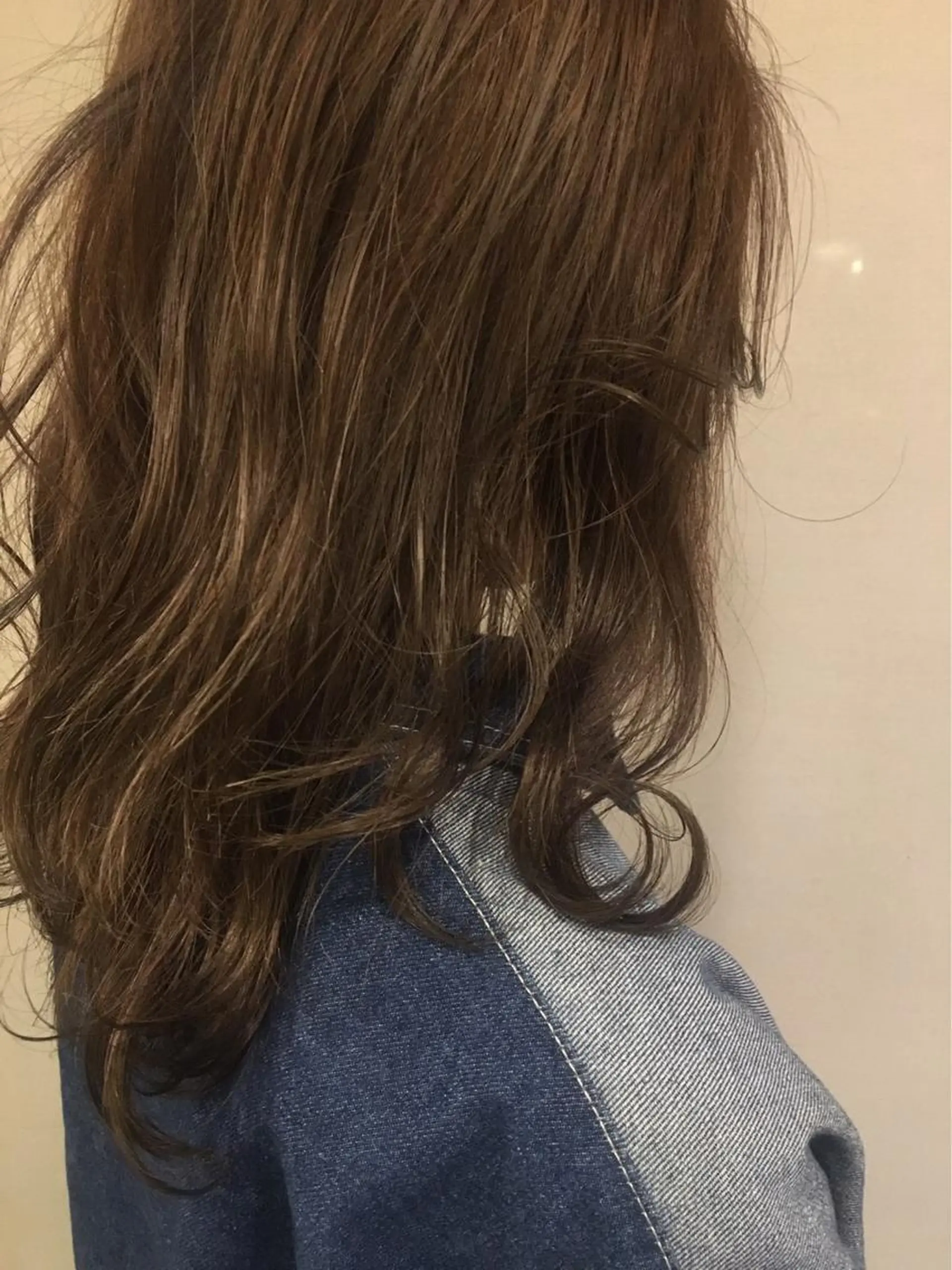 セミロング カラー eclat suzumiのヘアスタイル