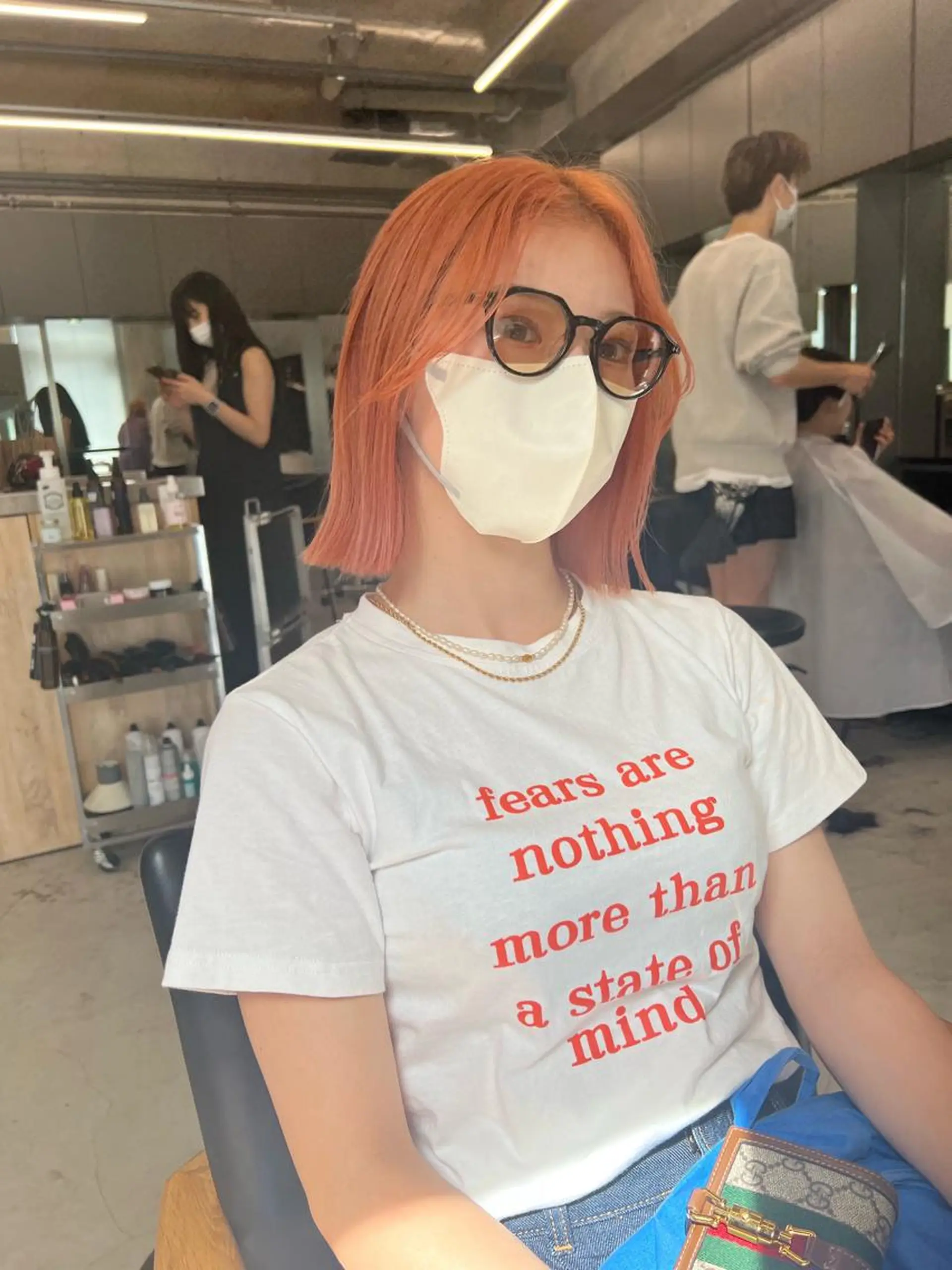 ショート カラー ブリーチ ピンクカラー カット ヘアカラー トリートメント sakoda shunkiのヘアスタイル