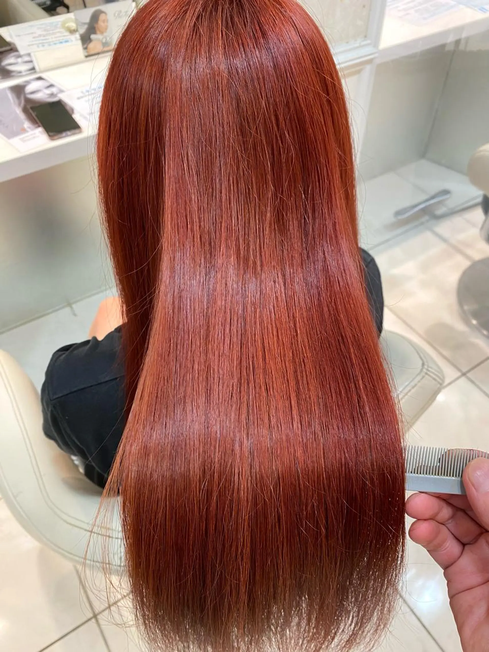 セミロング カット 縮毛矯正 💎髪質改善/縮毛矯 正特化💎鈴木一寿のヘアスタイル