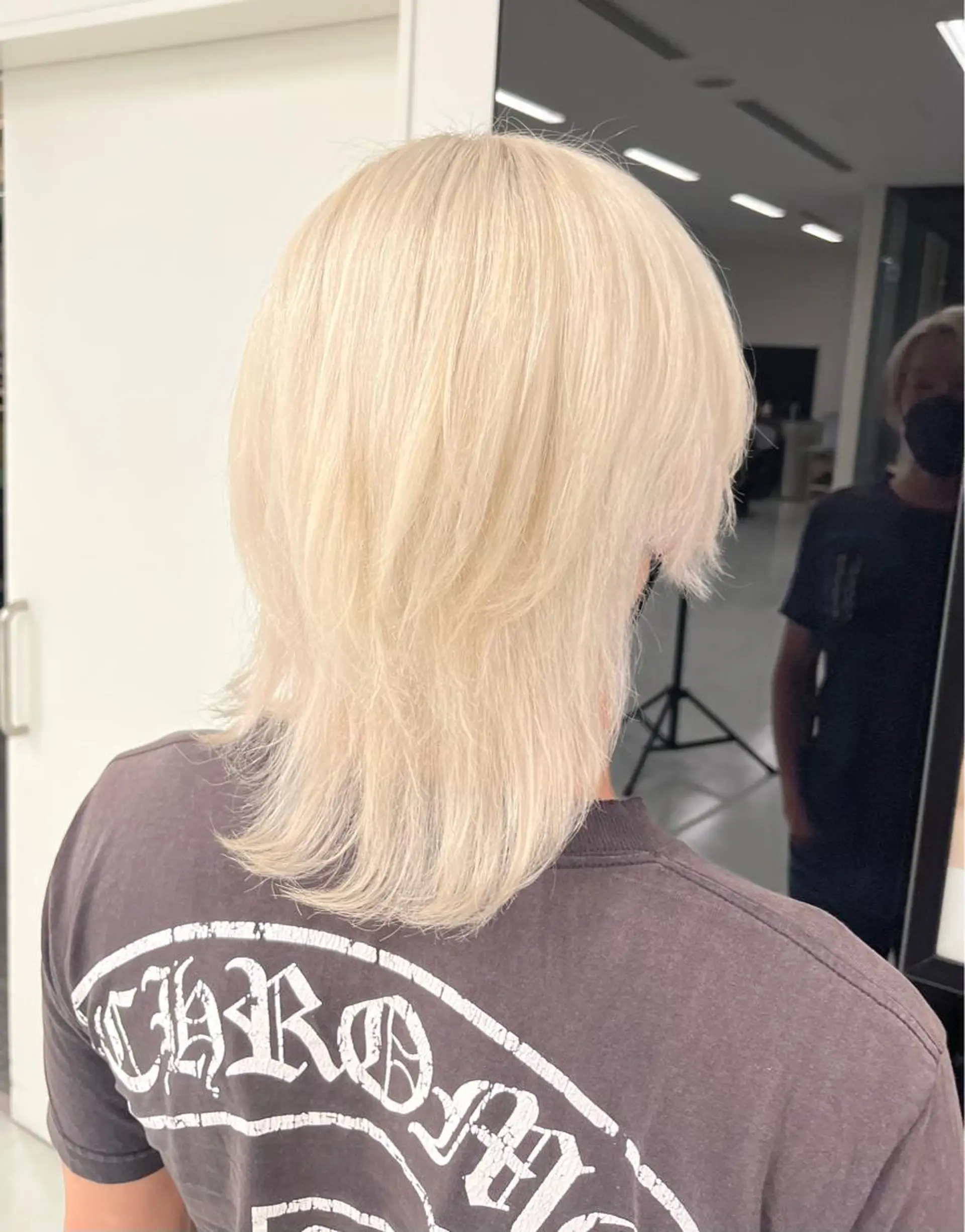 ショート カラー メンズ メンズブリーチ ブリーチ TEMIL HAIR 《まお》のヘアスタイル