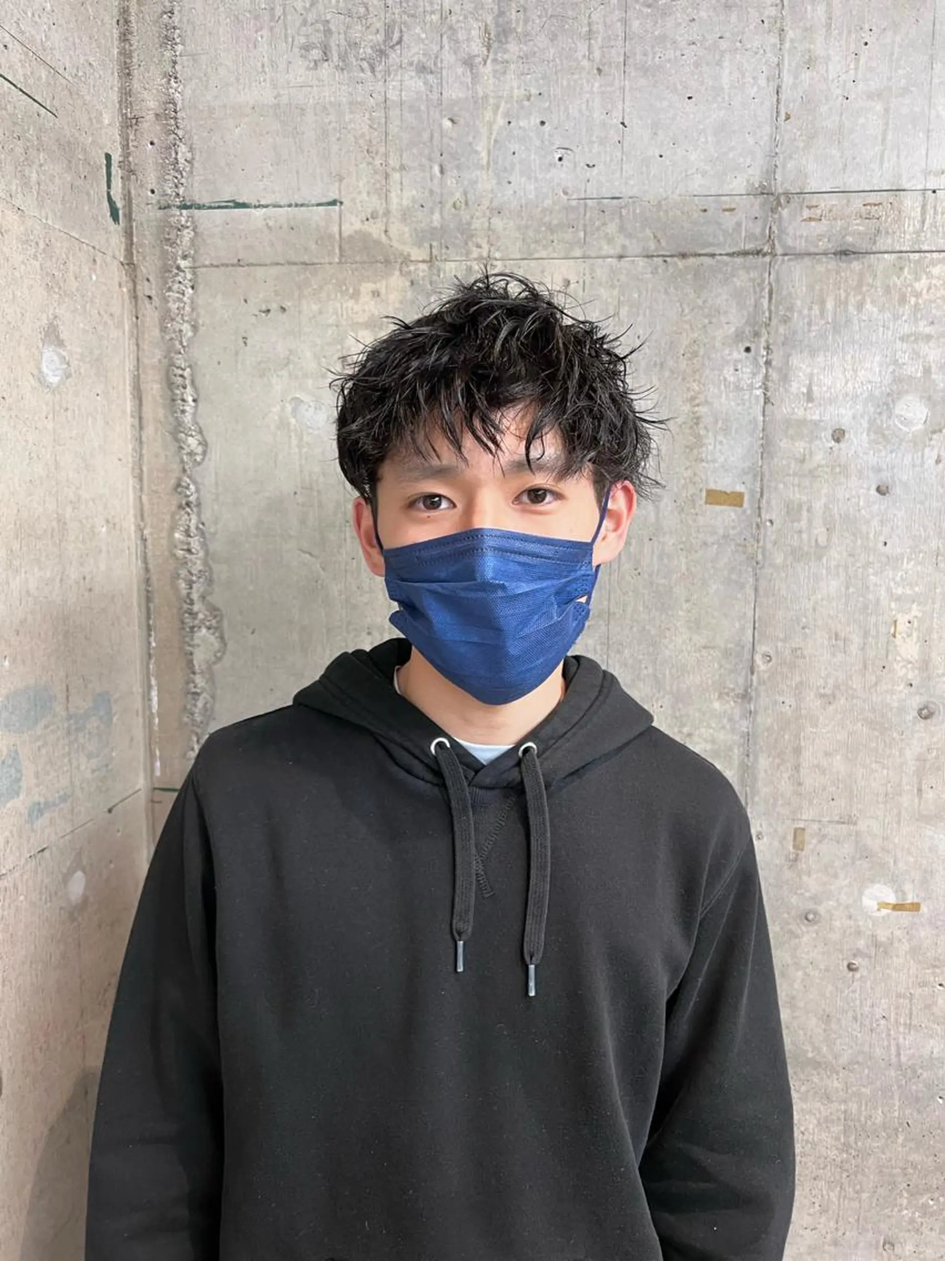 ショート カラー パーマ メンズ メンズパーマ ツイストスパイラルパーマ 波巻きパーマ スパイラルパーマ メンズパーマ /SUNAOのヘアスタイル