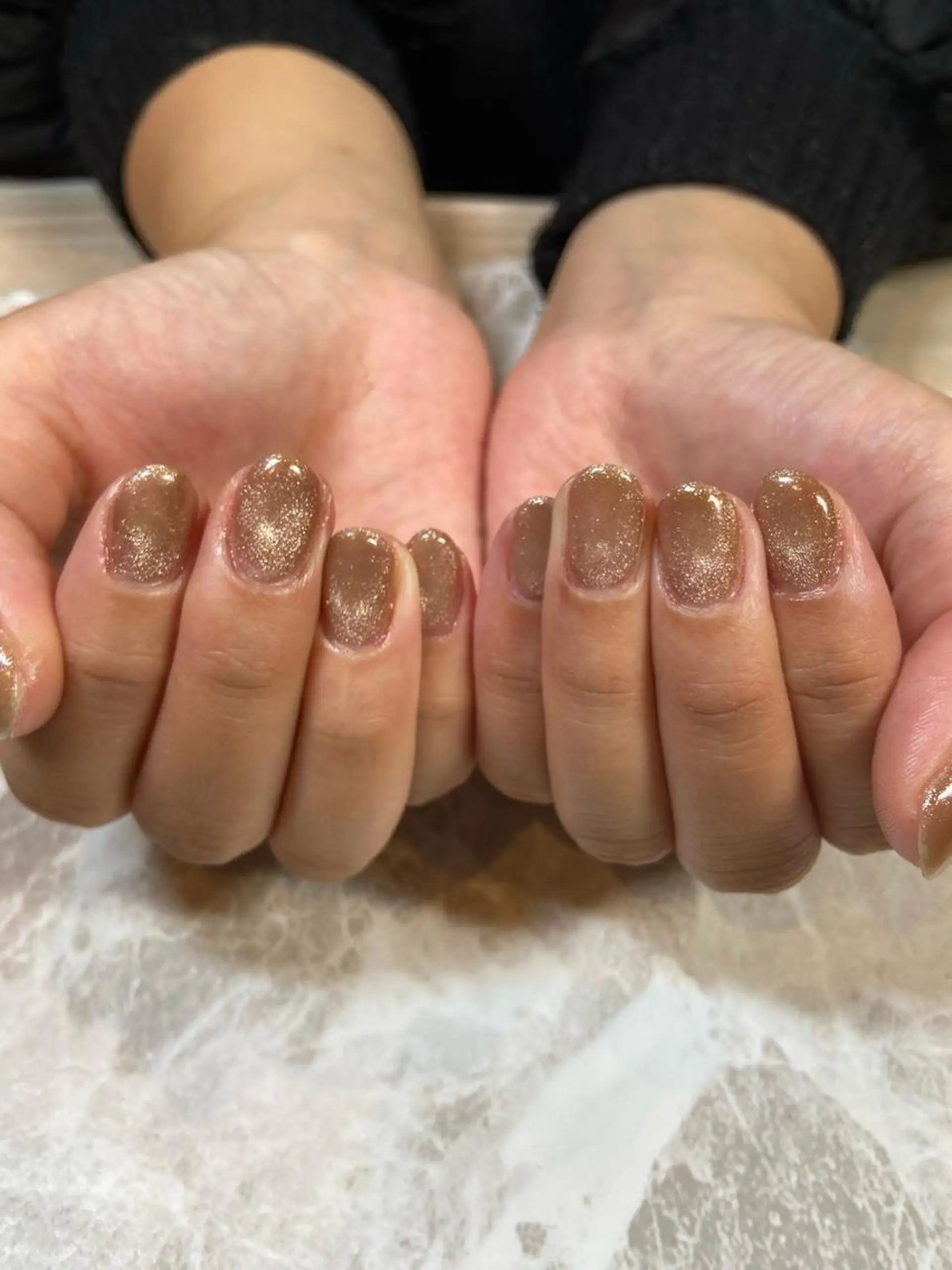 ミディアム ネイル マグネットネイル ハンドネイル ネイルサロン ステラのネイルデザイン