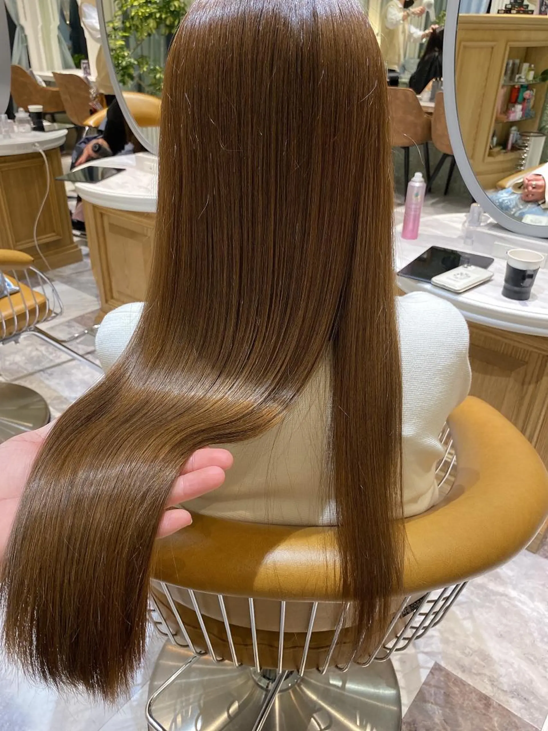 ロング カラー カット ヘアカラー トリートメント レイヤーカット/ 顔周り 五島巨幹のヘアスタイル